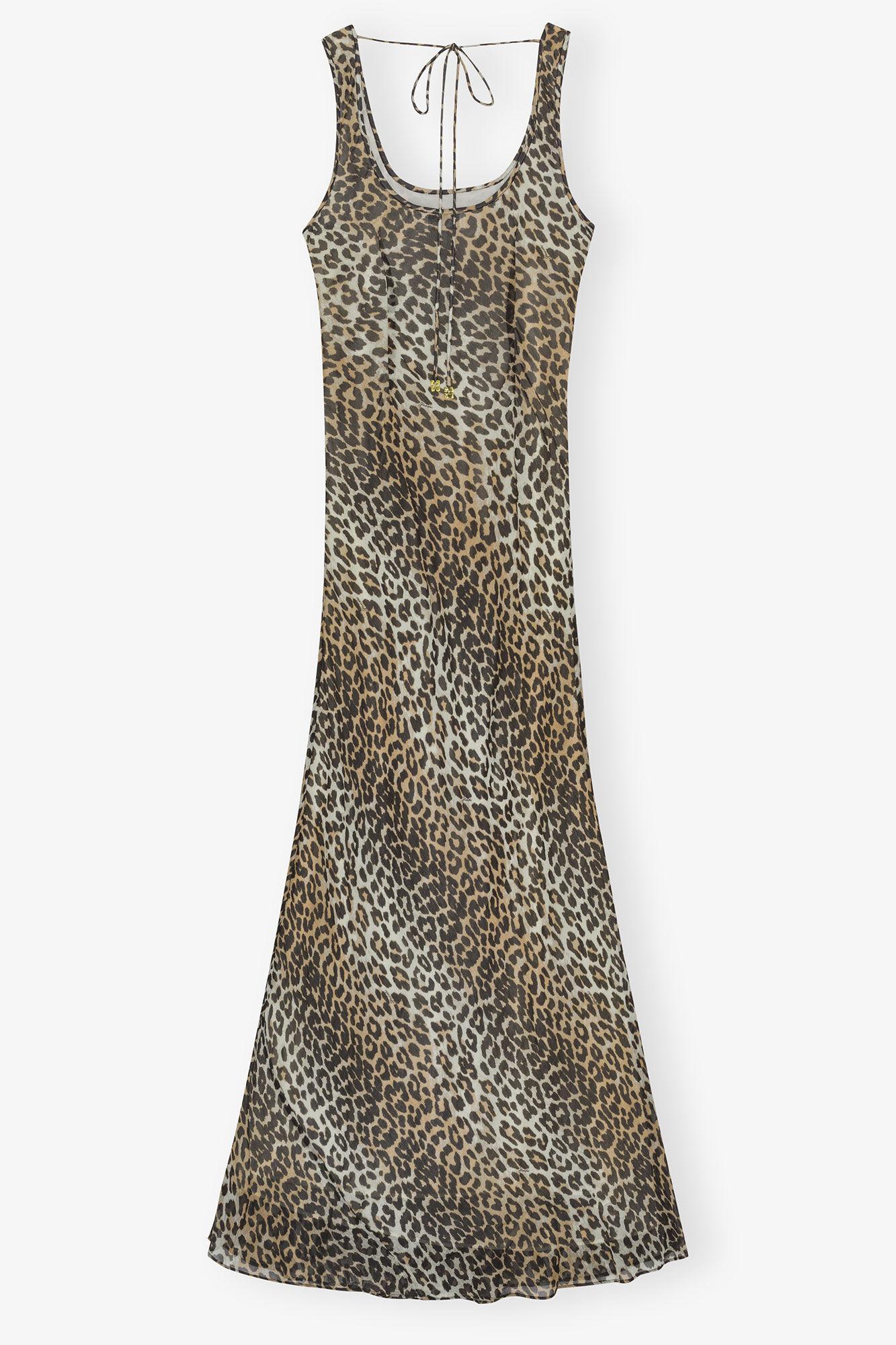 Leopard Print Maxi Dress Product Image