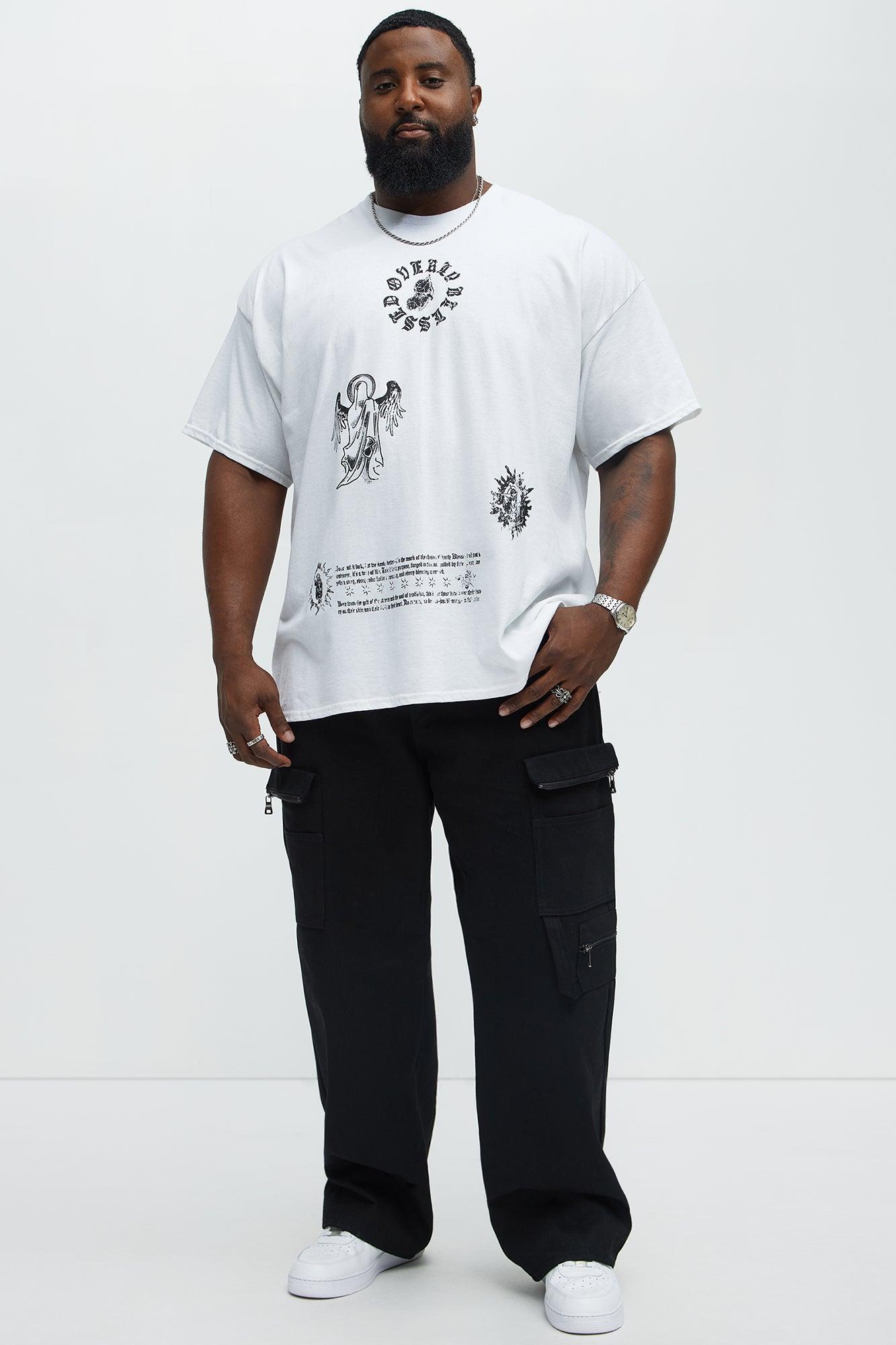 Blessed Worldwide Oversized Short Sleeve Tee - White Male Product Image