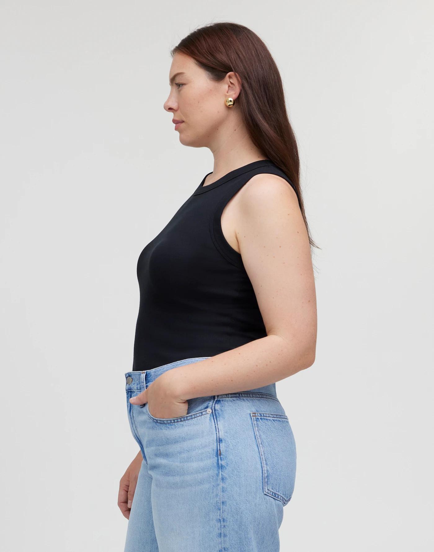 Supima® Rib Cutaway Tank Product Image