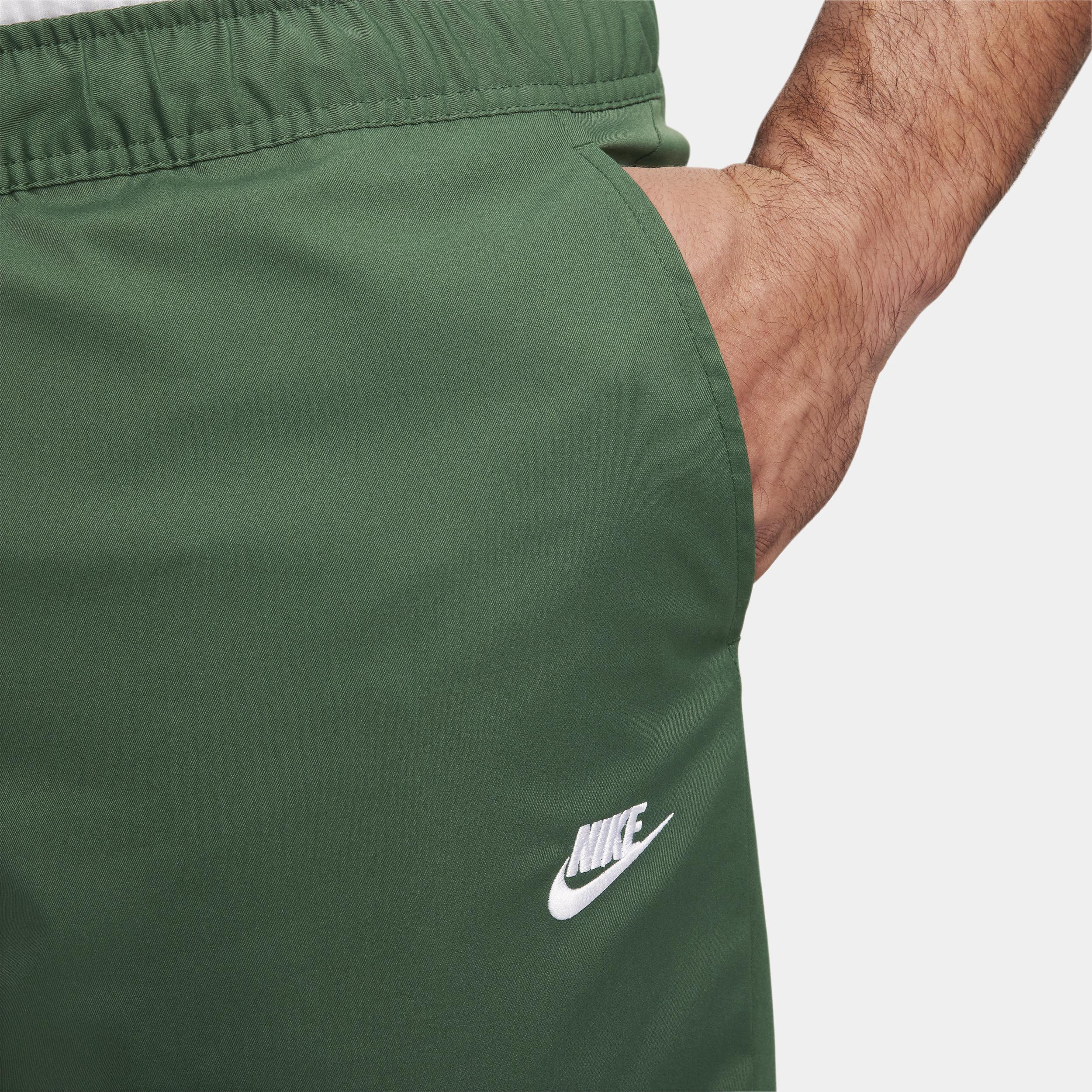 Nike Mens Woven Taper Leg Pants - Fir/White Product Image