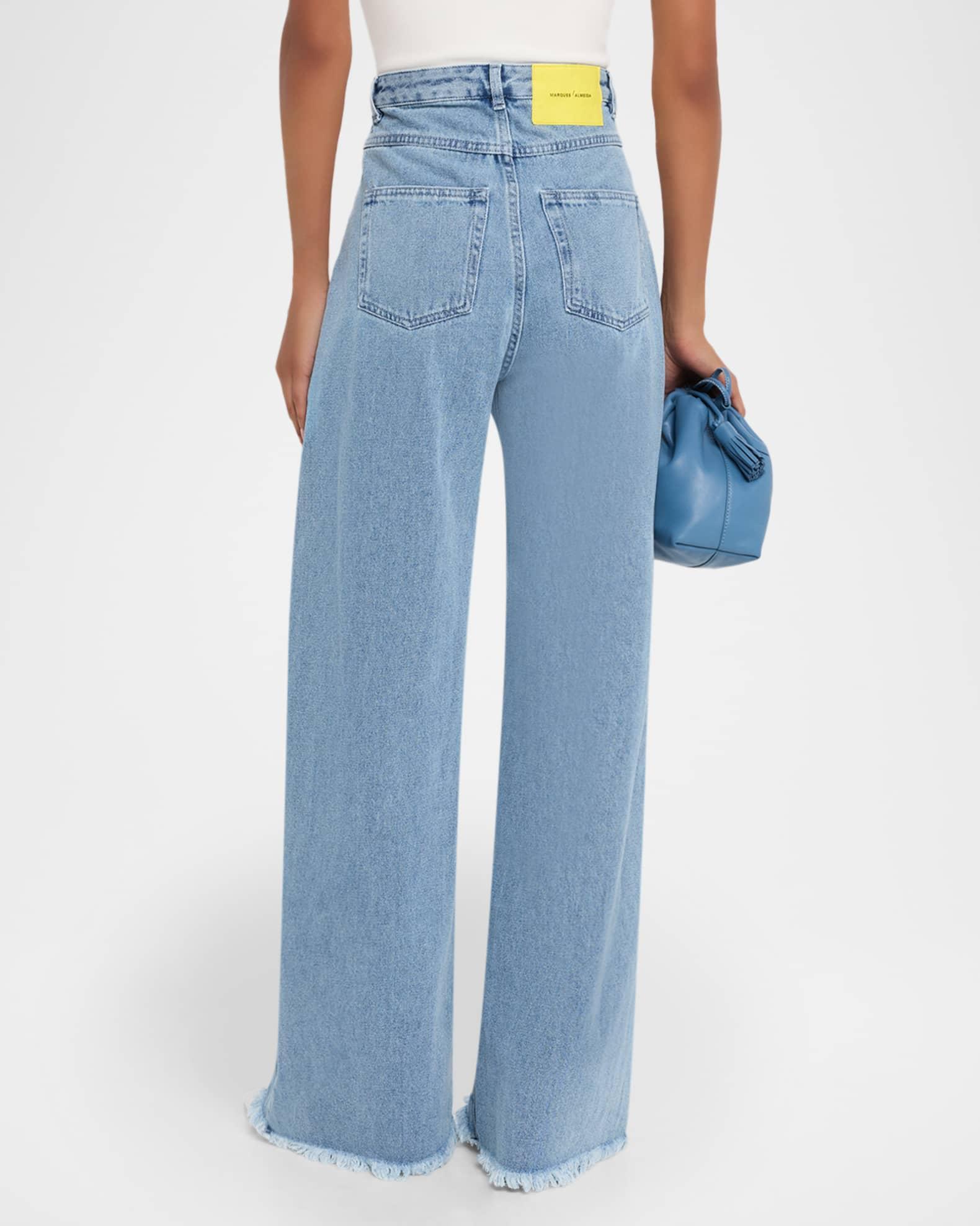 Patch-Pocket Boyfriend Jeans Product Image