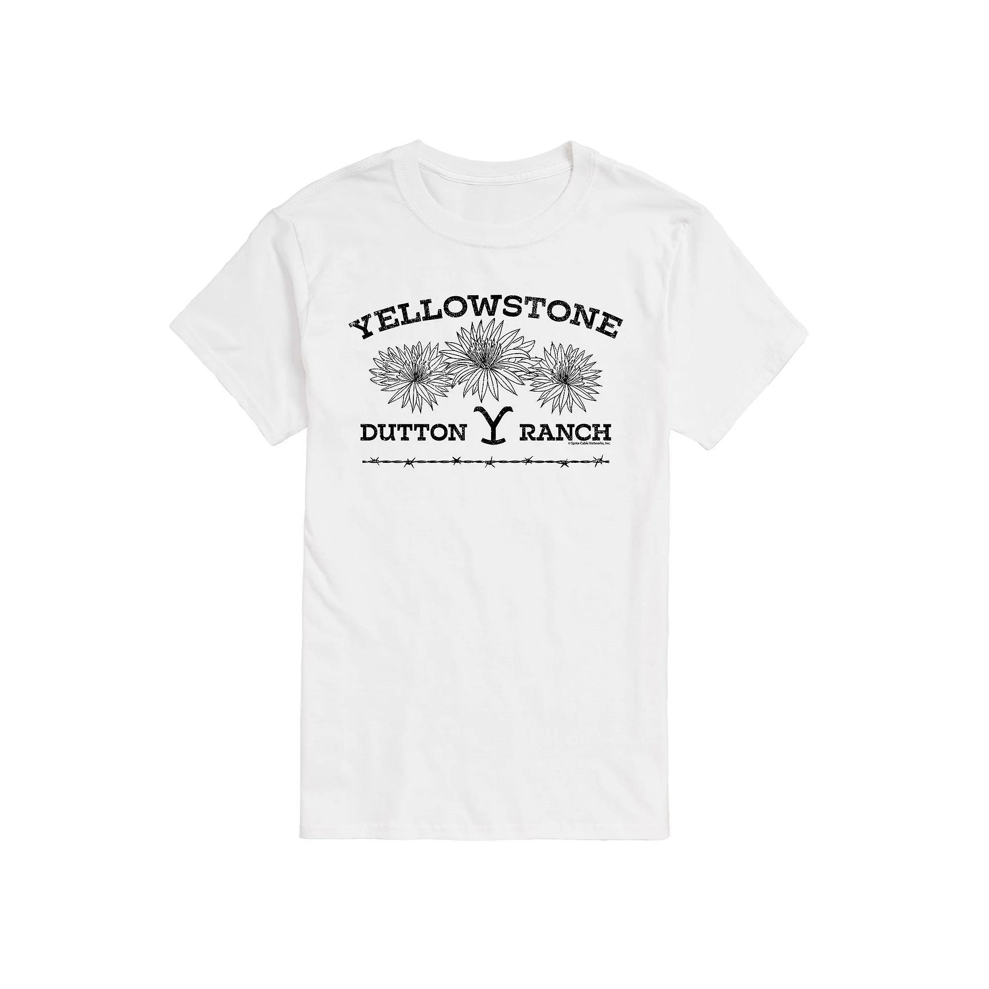 Big & Tall Yellowstone Wildflowers Tee, Men's,  Product Image