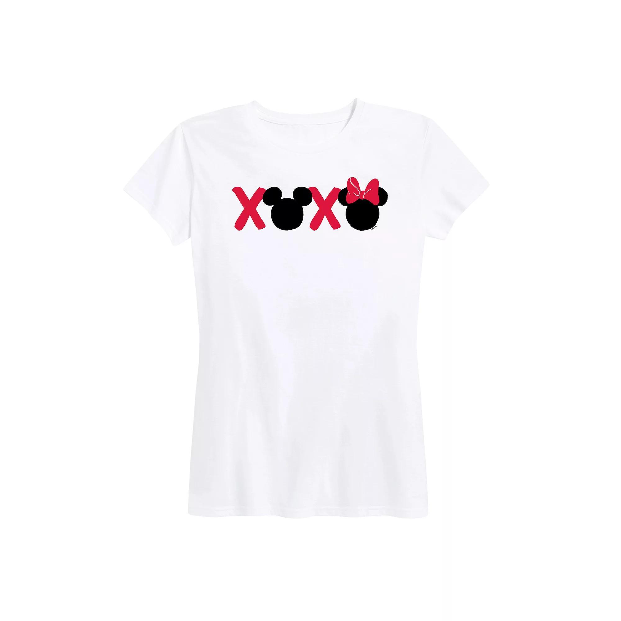 Disney's Mickey & Minnie Mouse Women's XOXO Graphic Tee,  Product Image