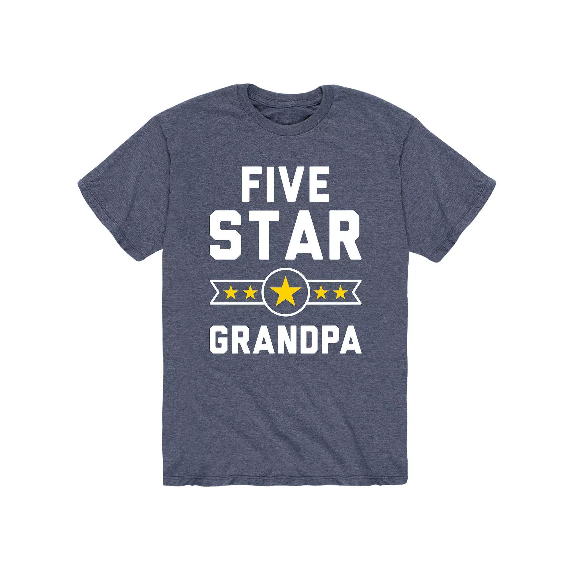 Men's Five Star Grandpa Tee,  Product Image