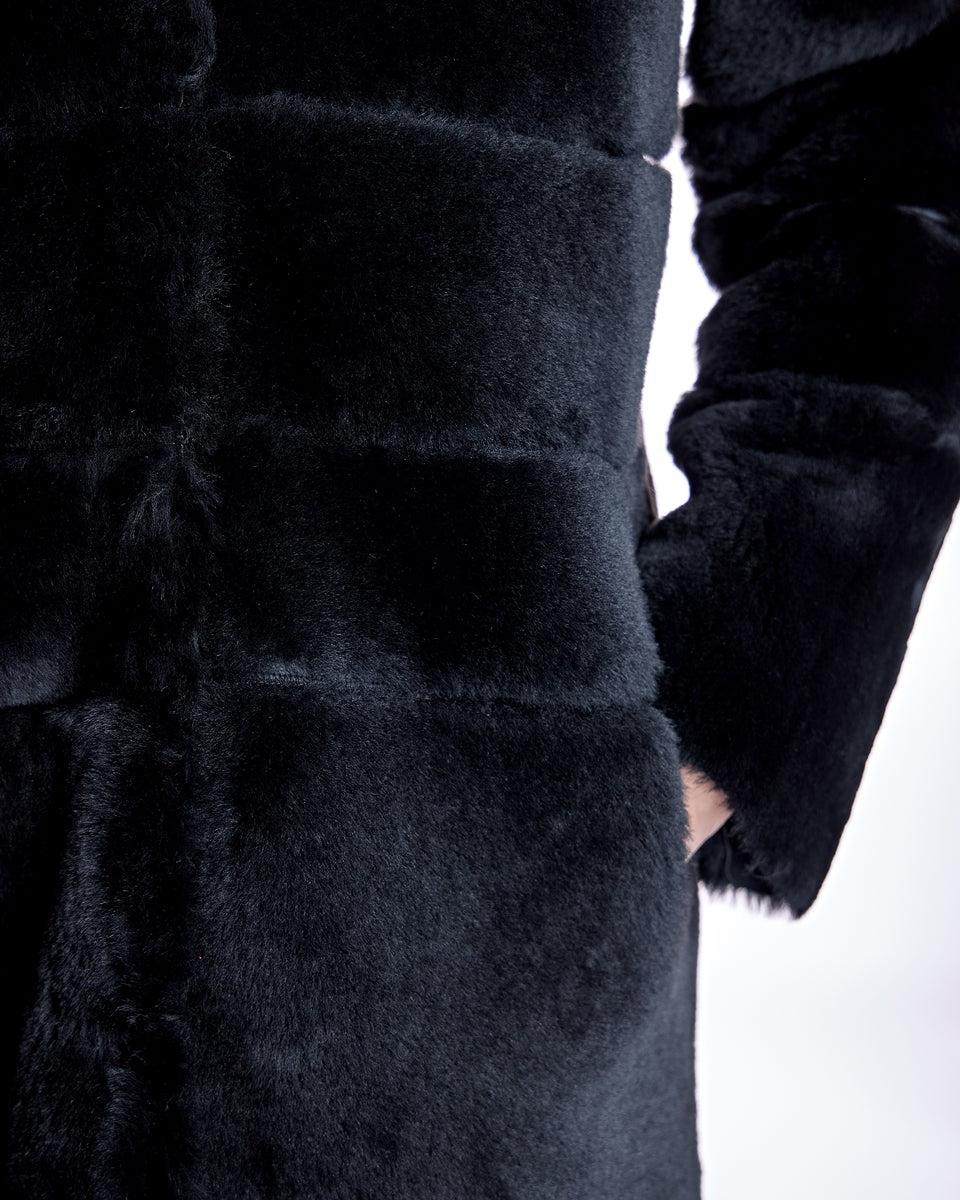 Maximilian Horizontal Shearling Jacket-Maximilian Product Image