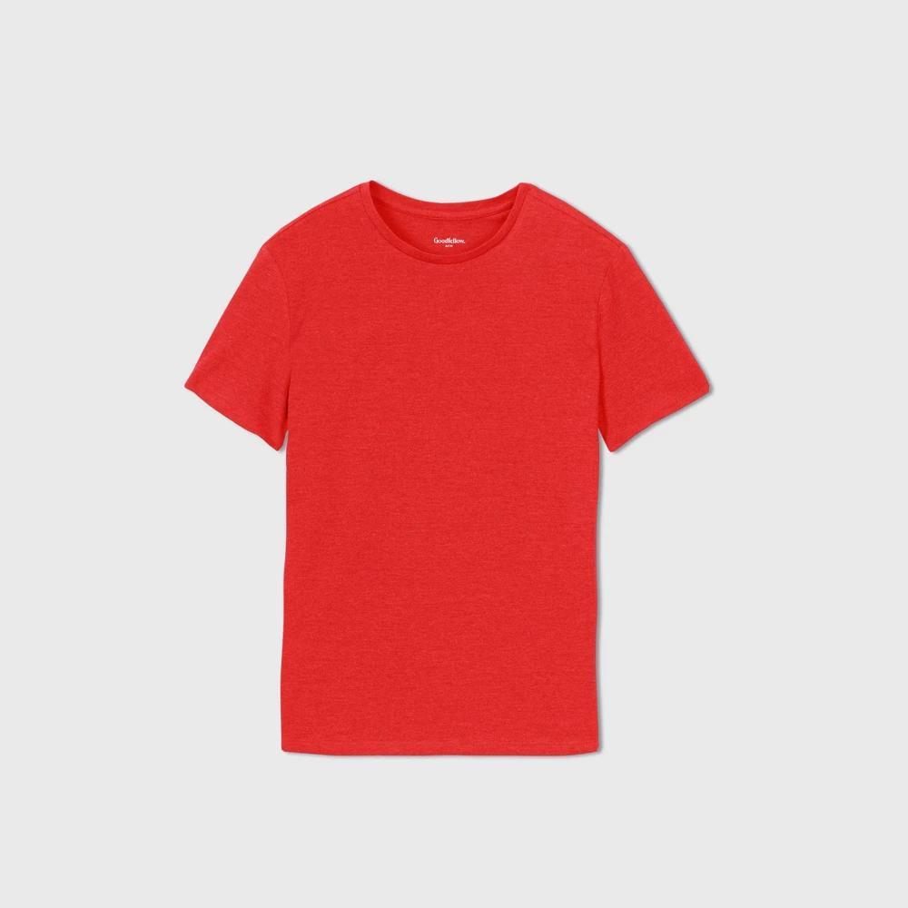 Mens Big & Tall Every Wear Short Sleeve T-Shirt - Goodfellow & Co Red Velvet 4XLT Product Image