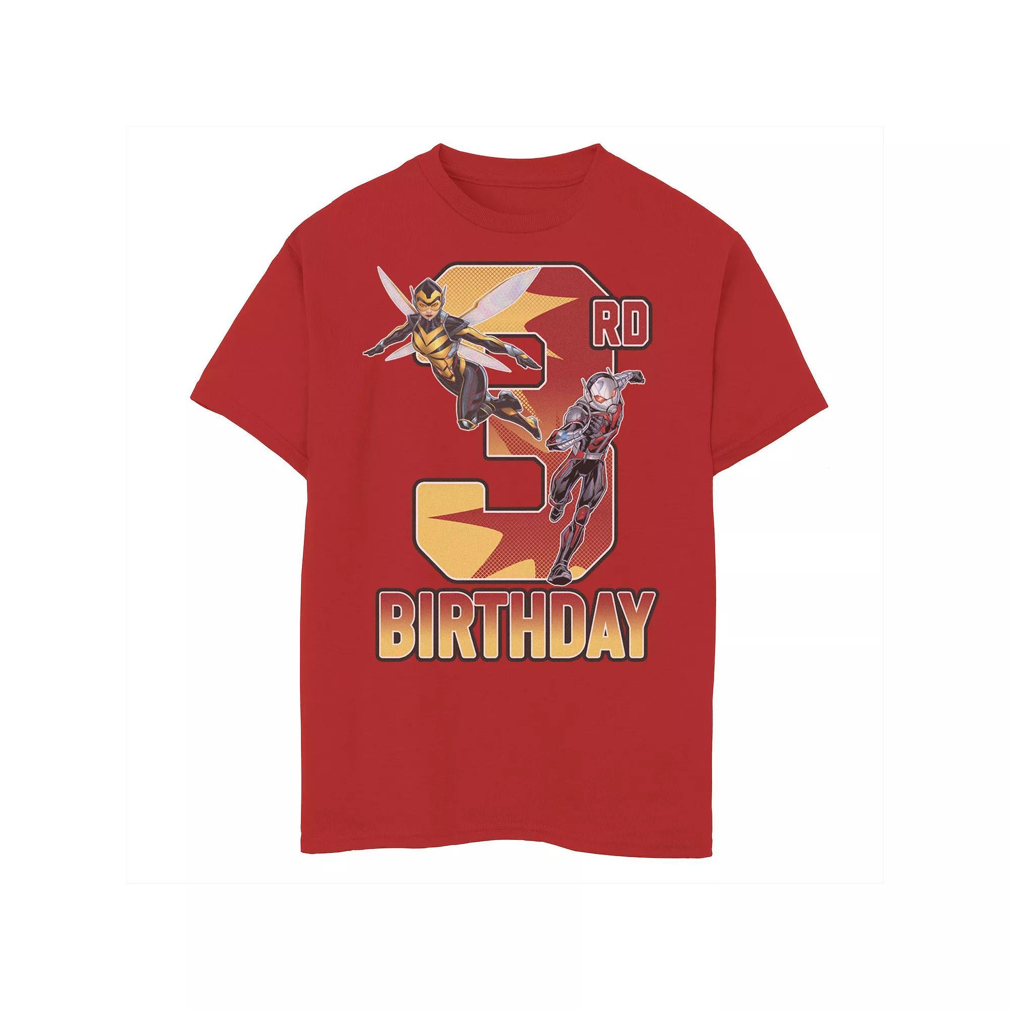 Boys 8-20 Marvel Ant-Man & Wasp 3rd Birthday Graphic Tee, Boy's,  Product Image
