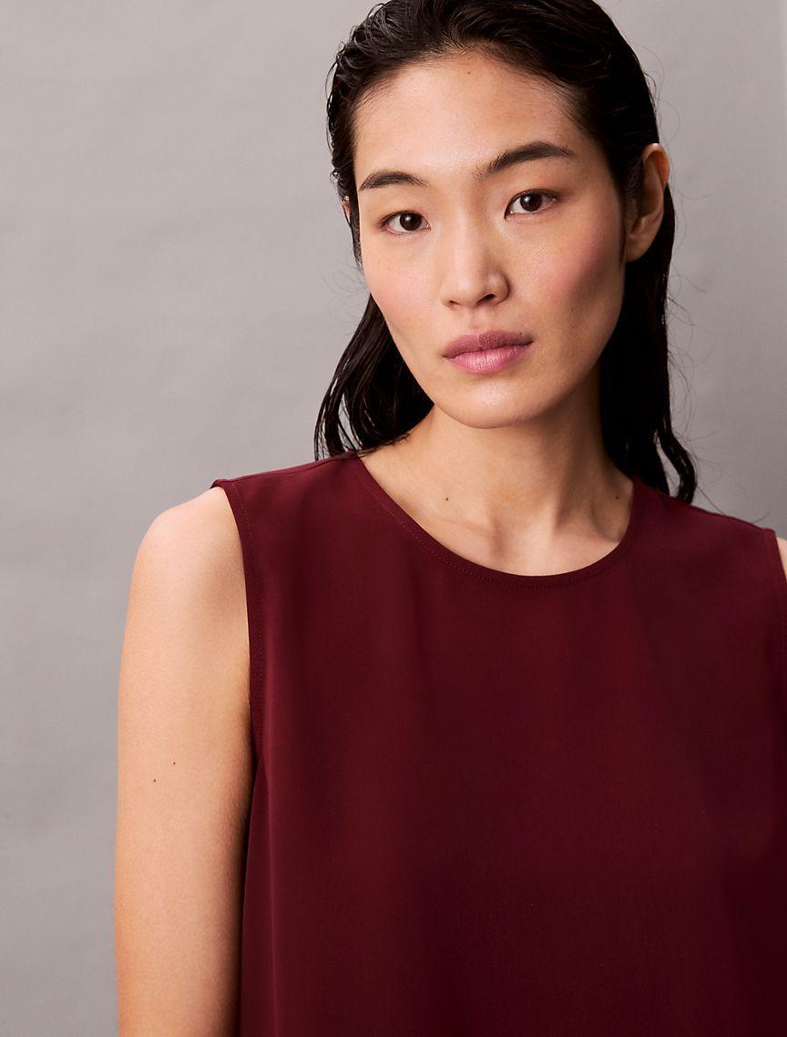 Flowing Relaxed Sleeveless Top Product Image