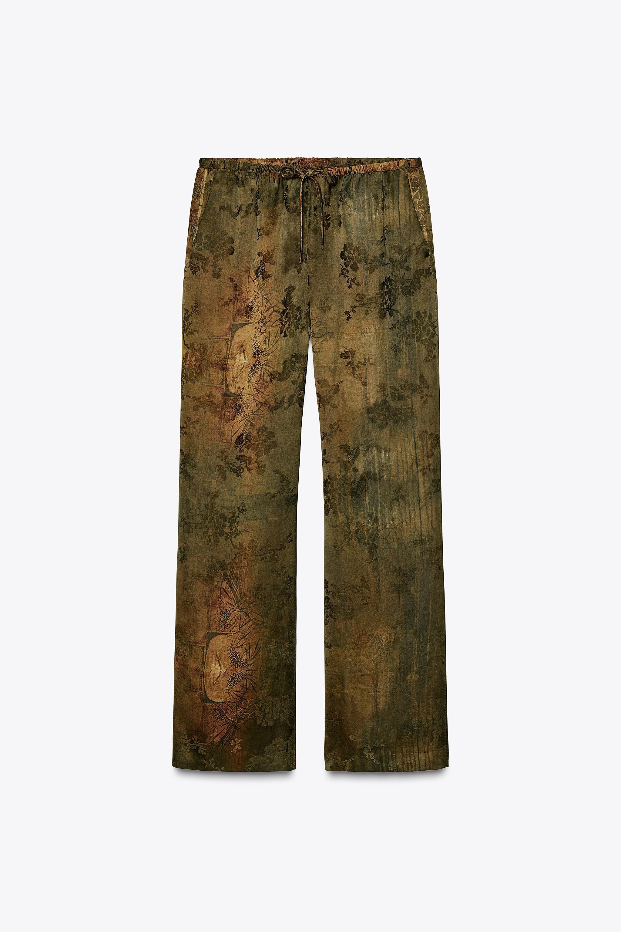 JACQUARD PANTS ZW COLLECTION Product Image