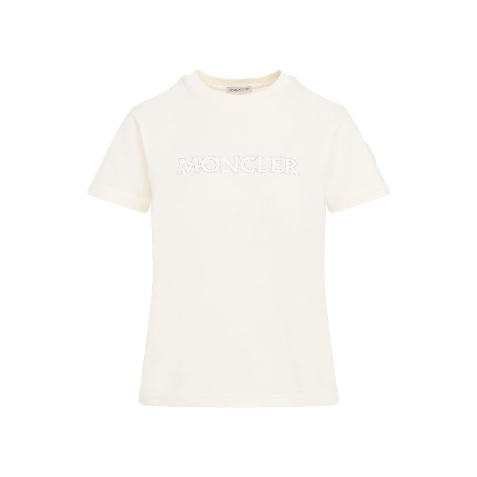 MONCLER T-shirt Xs In White Product Image