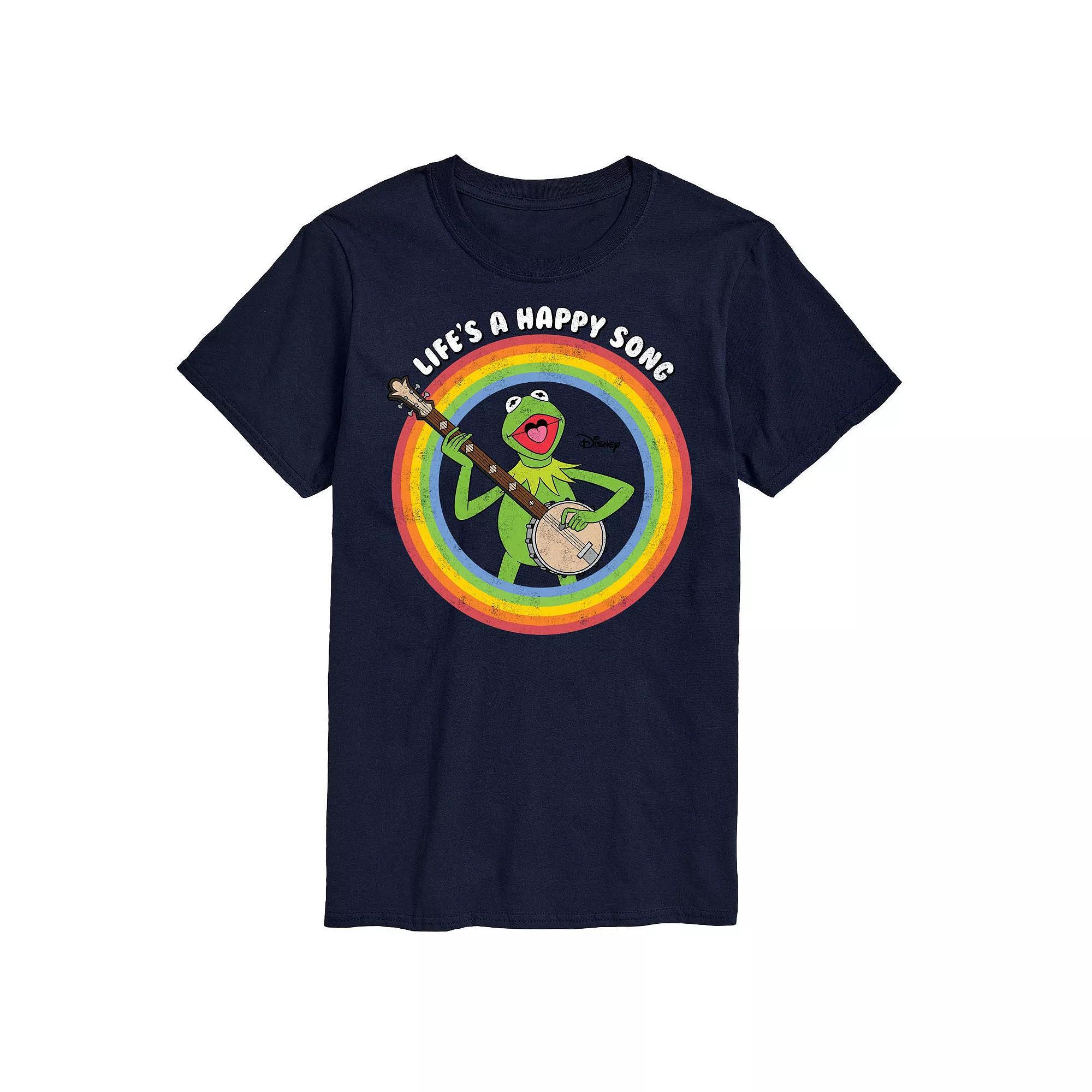 Disney's Men's The Muppets Lifes A Happy Song Tee,  Product Image