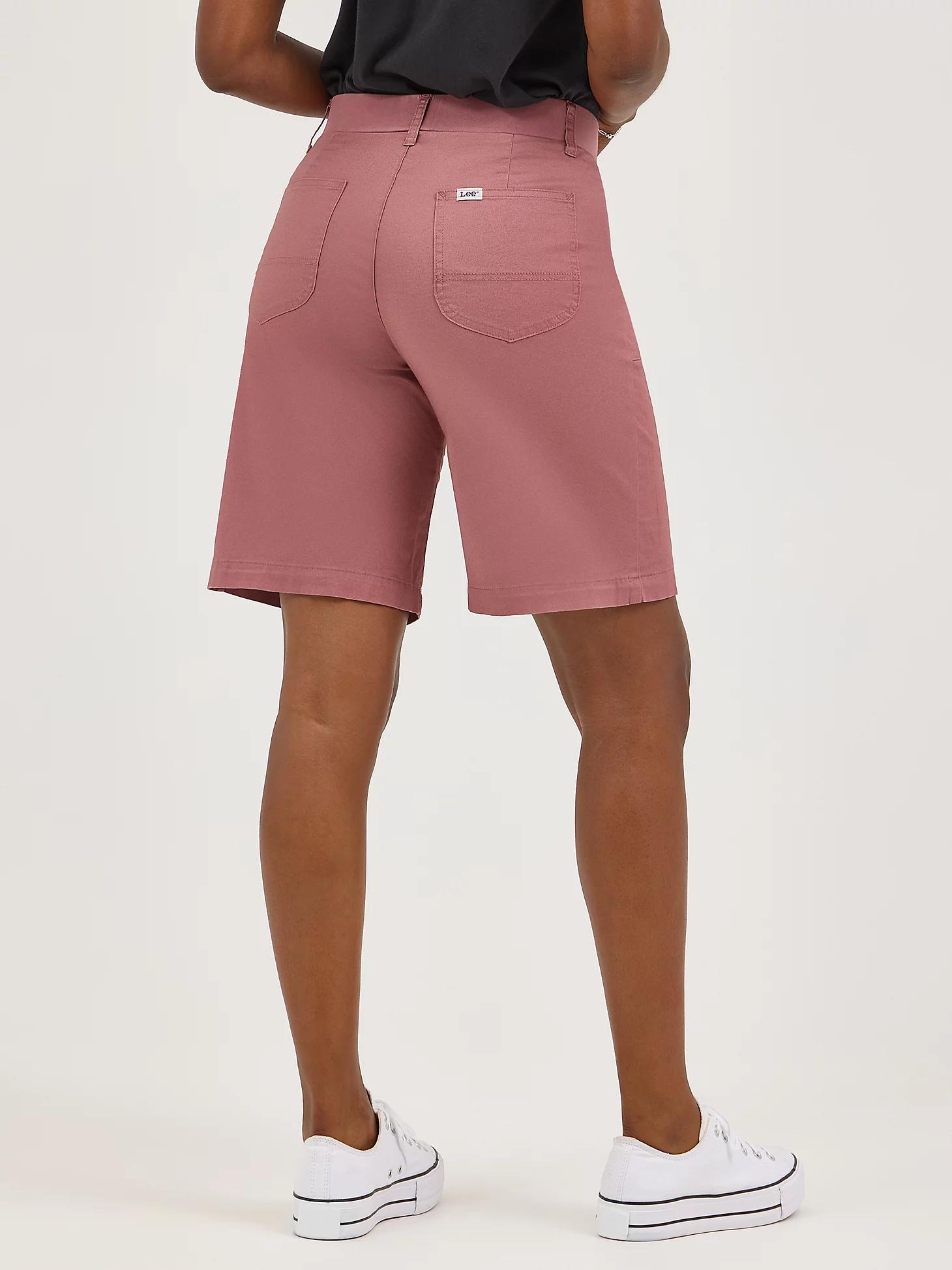 Women's Ultra Lux Comfort with Flex-To-Go Relaxed Fit Utility Bermuda | Women's Shorts | Lee® Product Image