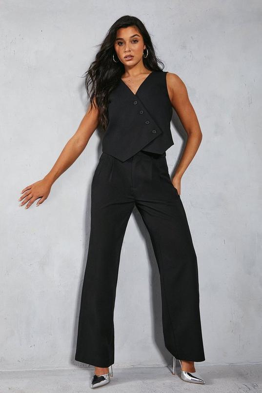 Tailored Oversized Woven Trousers  Product Image