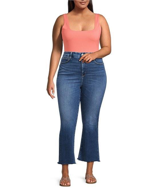 Good American Plus Size Soft Tech Good Legs Bootcut Jeans Product Image