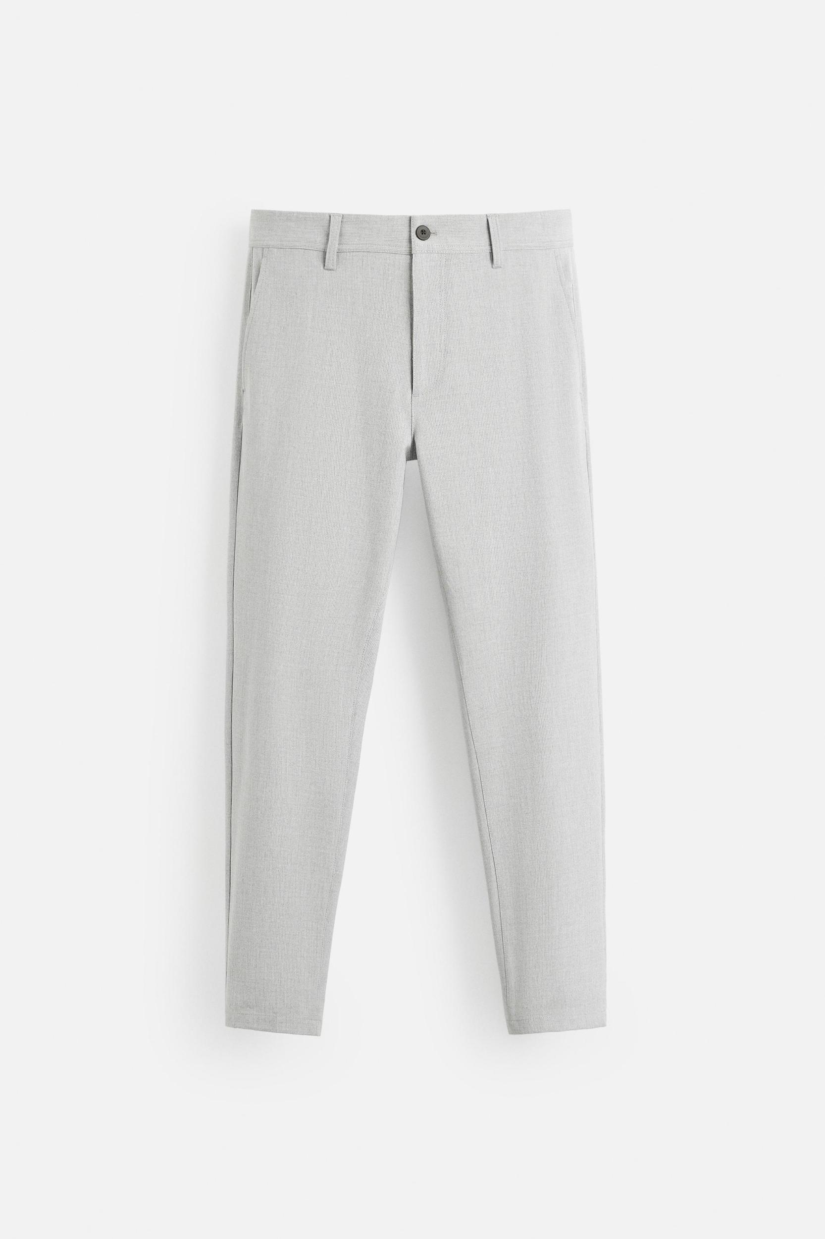 TEXTURED STRETCH PANTS Product Image