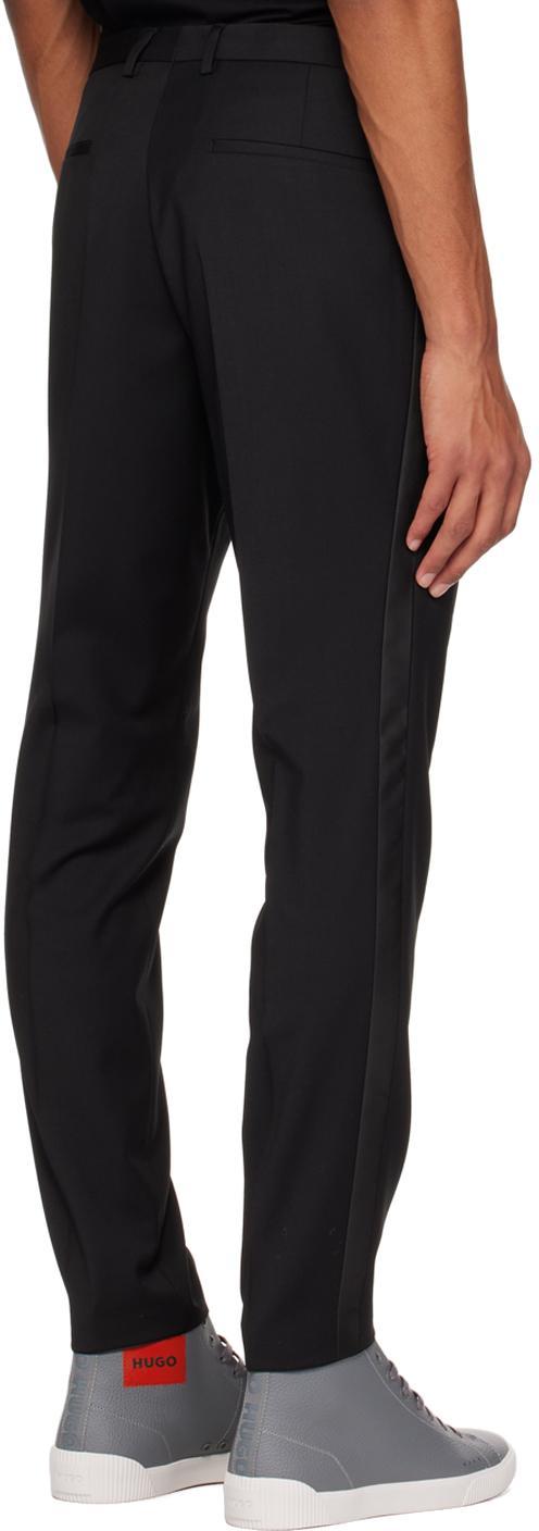 HUGO BOSS Black Slim-fit Trousers Product Image