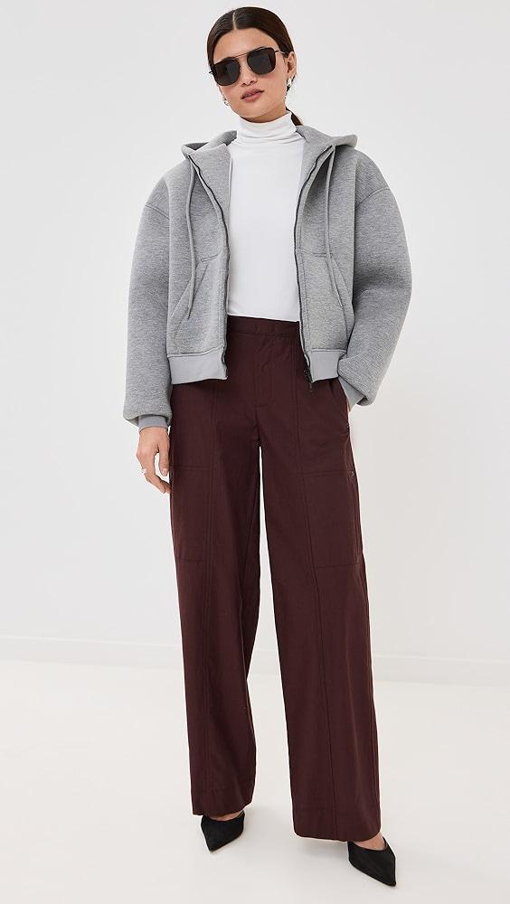 Vince Mid Rise Cotton Wool Utility Pants | Shopbop Product Image