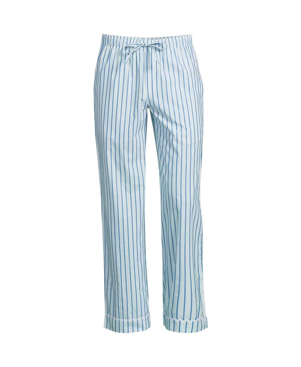 Men's Lands' End Essential Pajama Pants, Size: Large, Blue Chambray Product Image