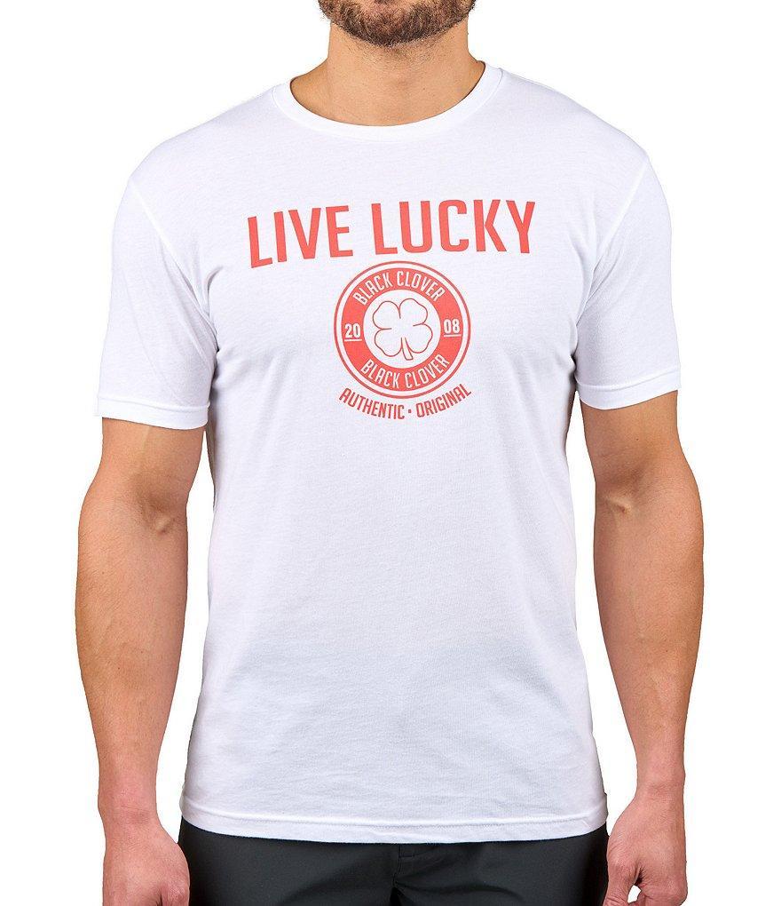 BLACK CLOVER Authentic Luck Short Sleeve Graphic T-Shirt Product Image