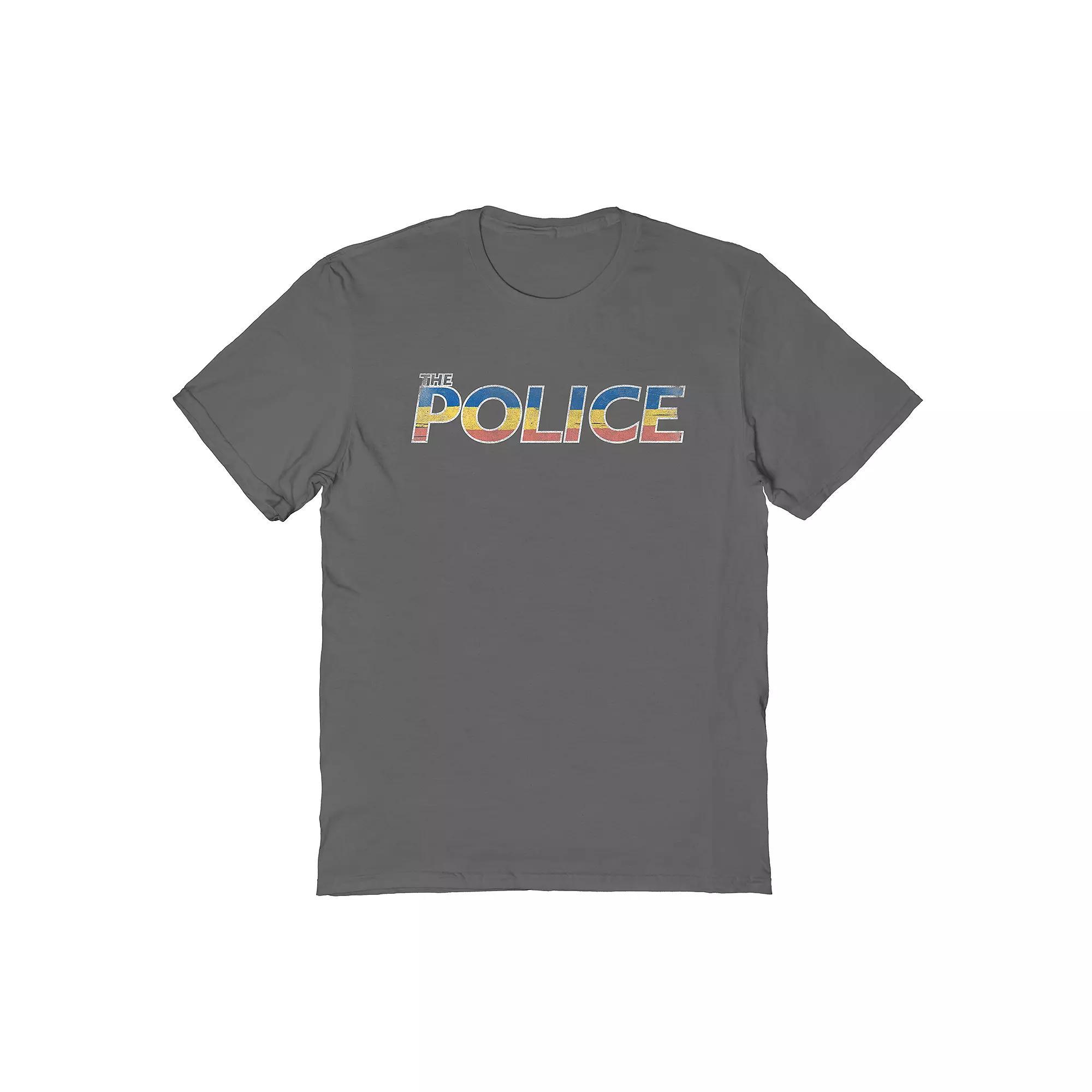 Men's The Police Tee, Size: Large, Gray Product Image