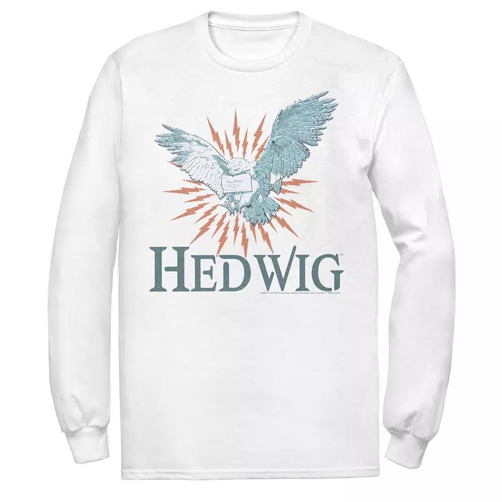 Men's Harry Potter Hedwig Tee, Size: Small, White Product Image