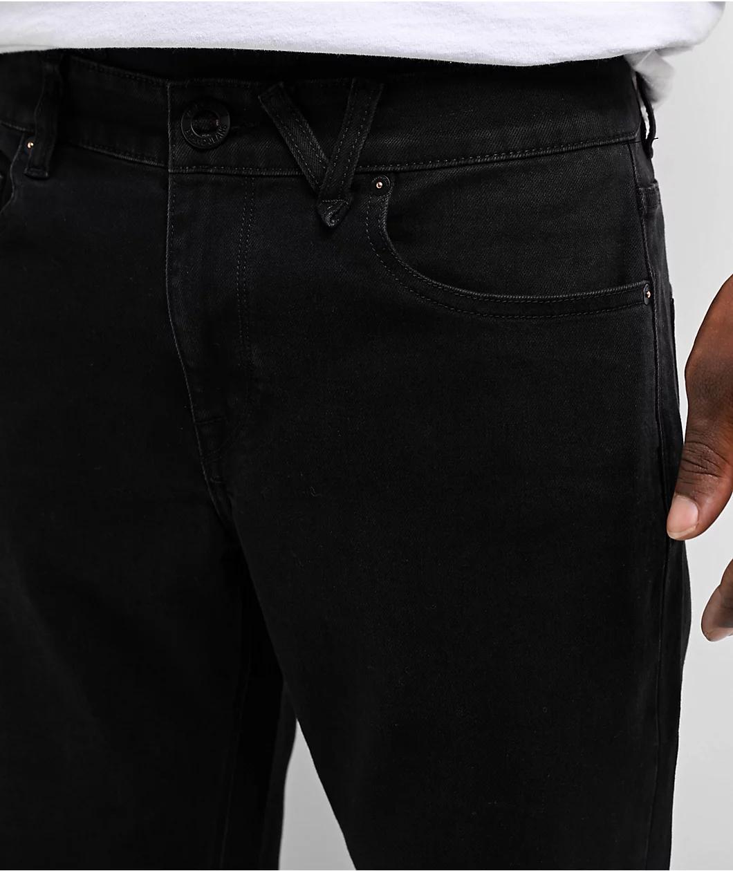 Volcom Solver Black Out Denim Jeans Product Image