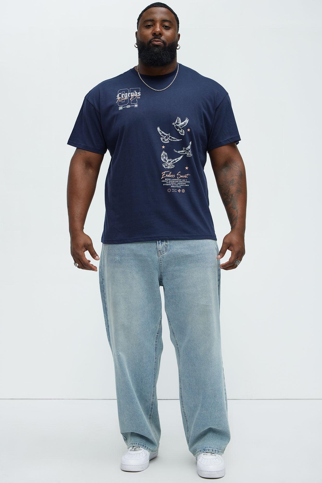 Endless Saints Short Sleeve Tee - Navy Product Image