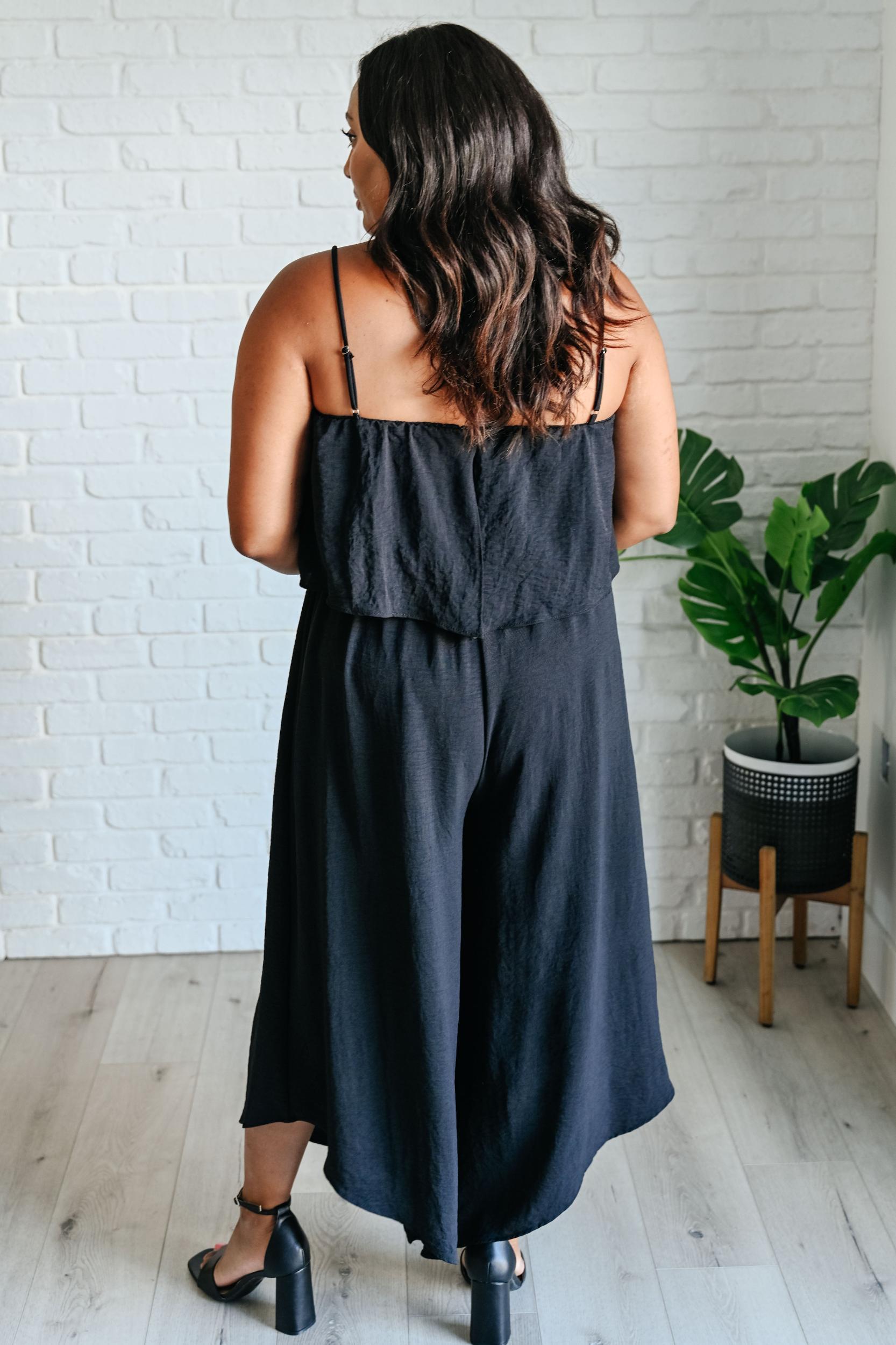 When All is Said and Done Spaghetti Strap Jumpsuit - ONLINE EXCLUSIVE! Product Image