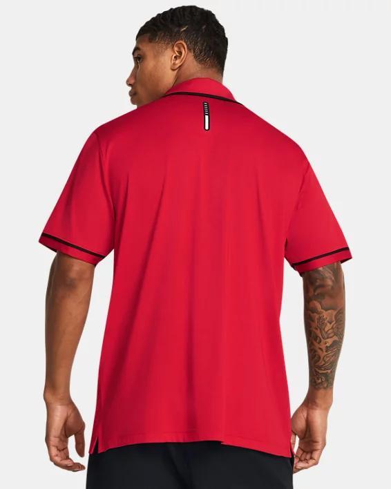 Men's UA Tee 2 Green Collegiate Tipped Polo Product Image