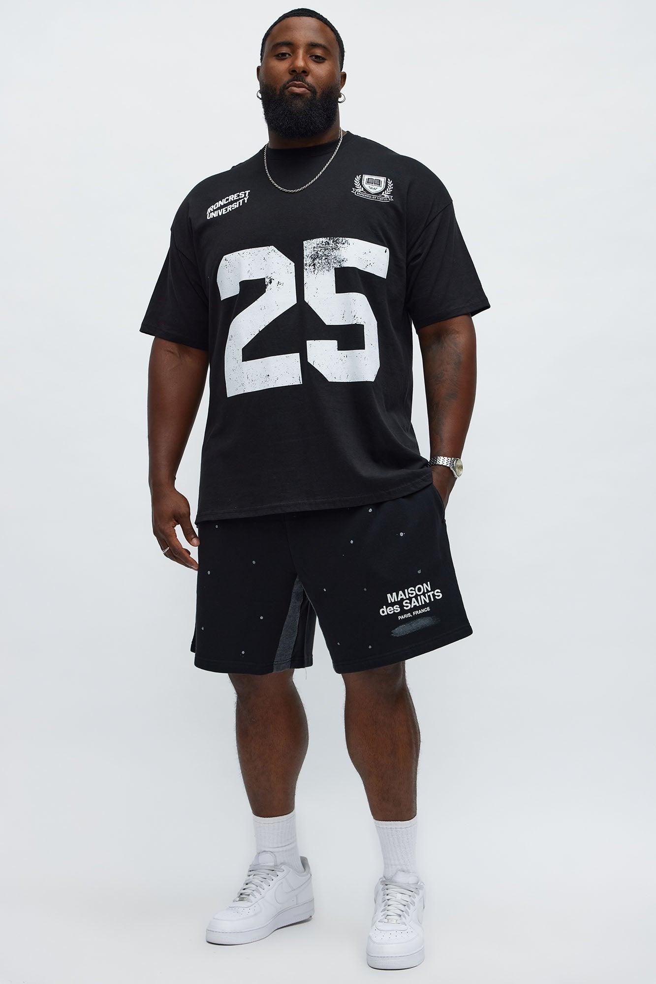Gridiron Short Sleeve Tee - Black Male Product Image