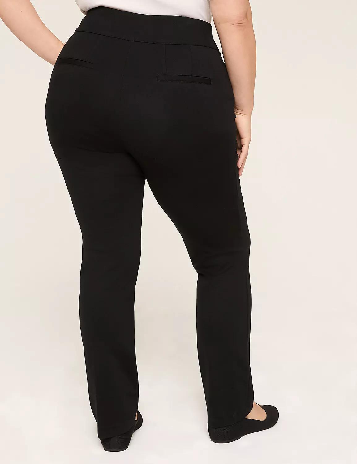 Ponte Pull-On Straight Pant Product Image