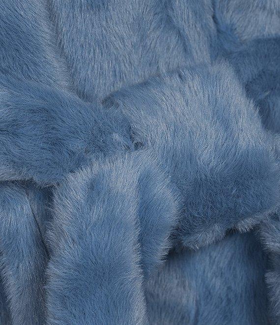 GB Long Belted Faux Fur Jacket Product Image