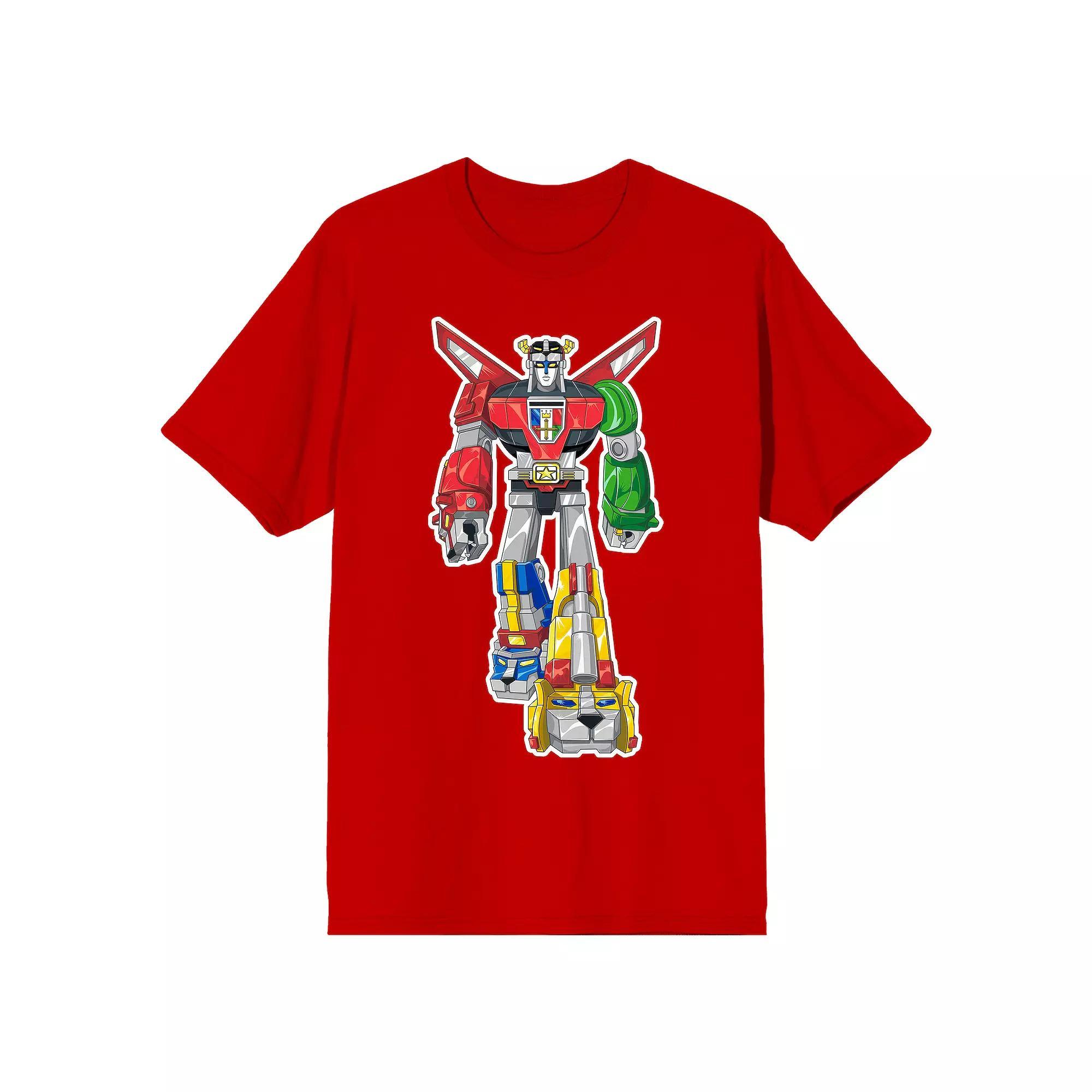 Men's Voltron Vehicle Team Red Graphic Tee,  Product Image