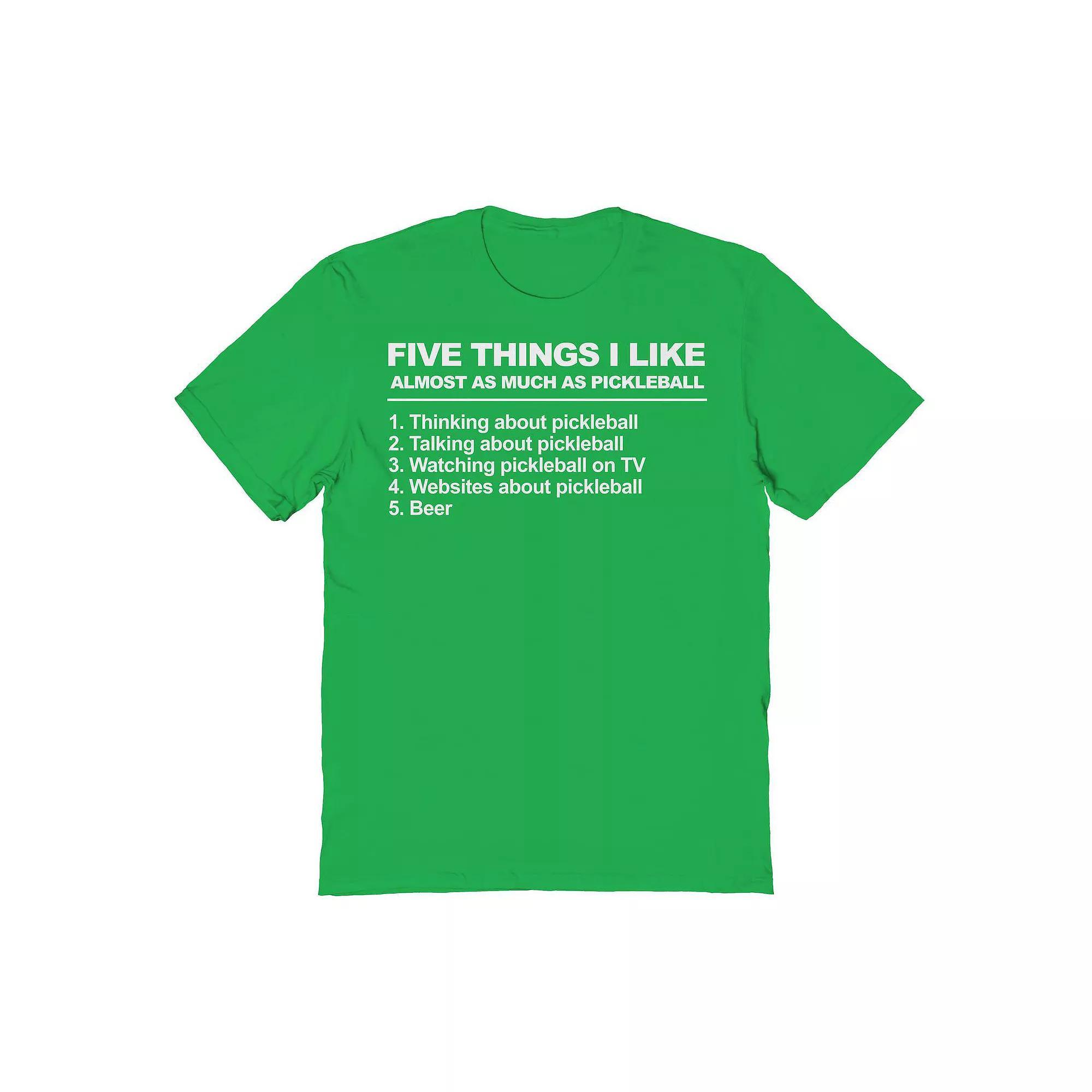 Men's Duke & Sons Five Things Pickleball Graphic Tee, Adult Unisex,  Product Image