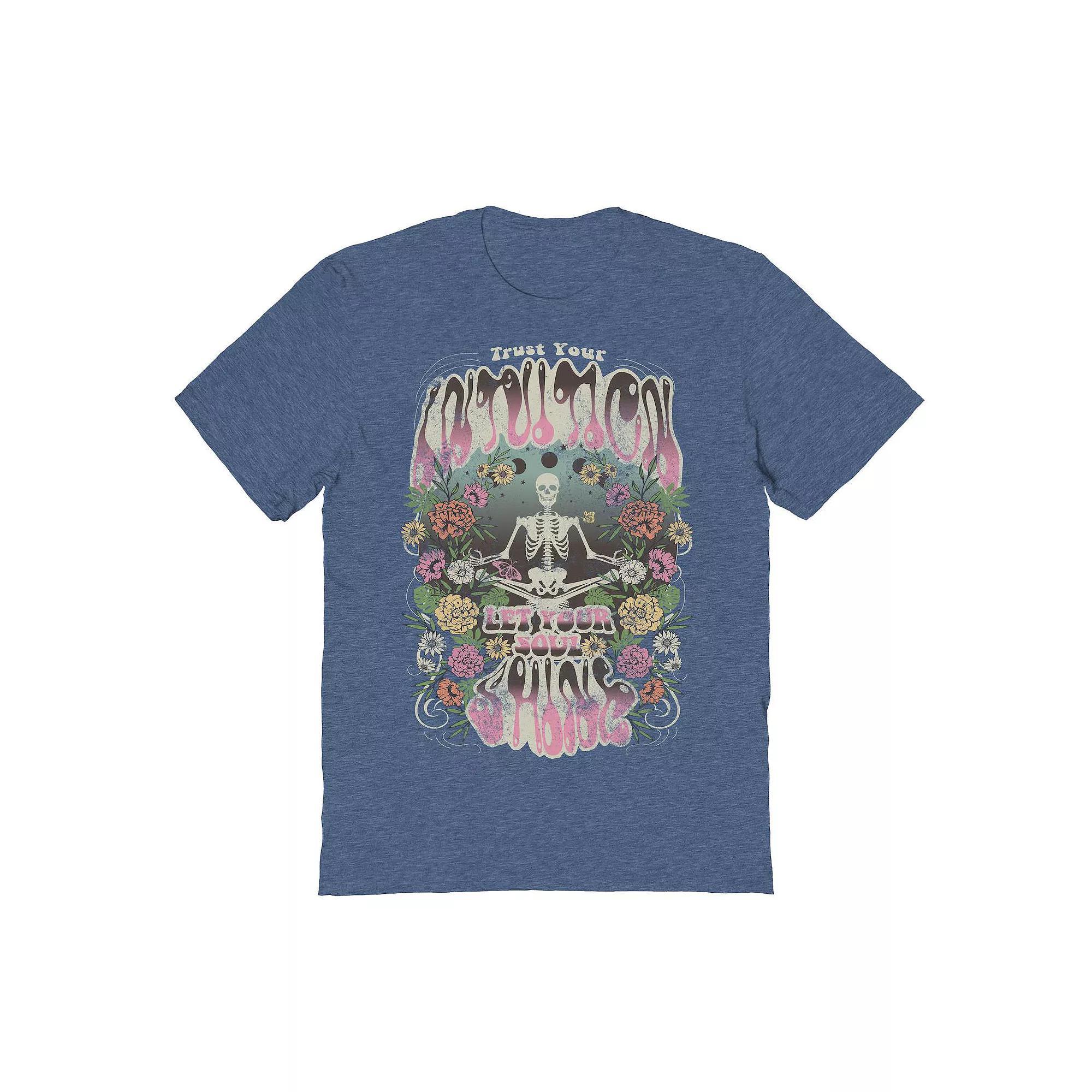 Men's COLAB89 by Threadless Intuition Graphic Tee, Size: Small, Grey Indigo Product Image