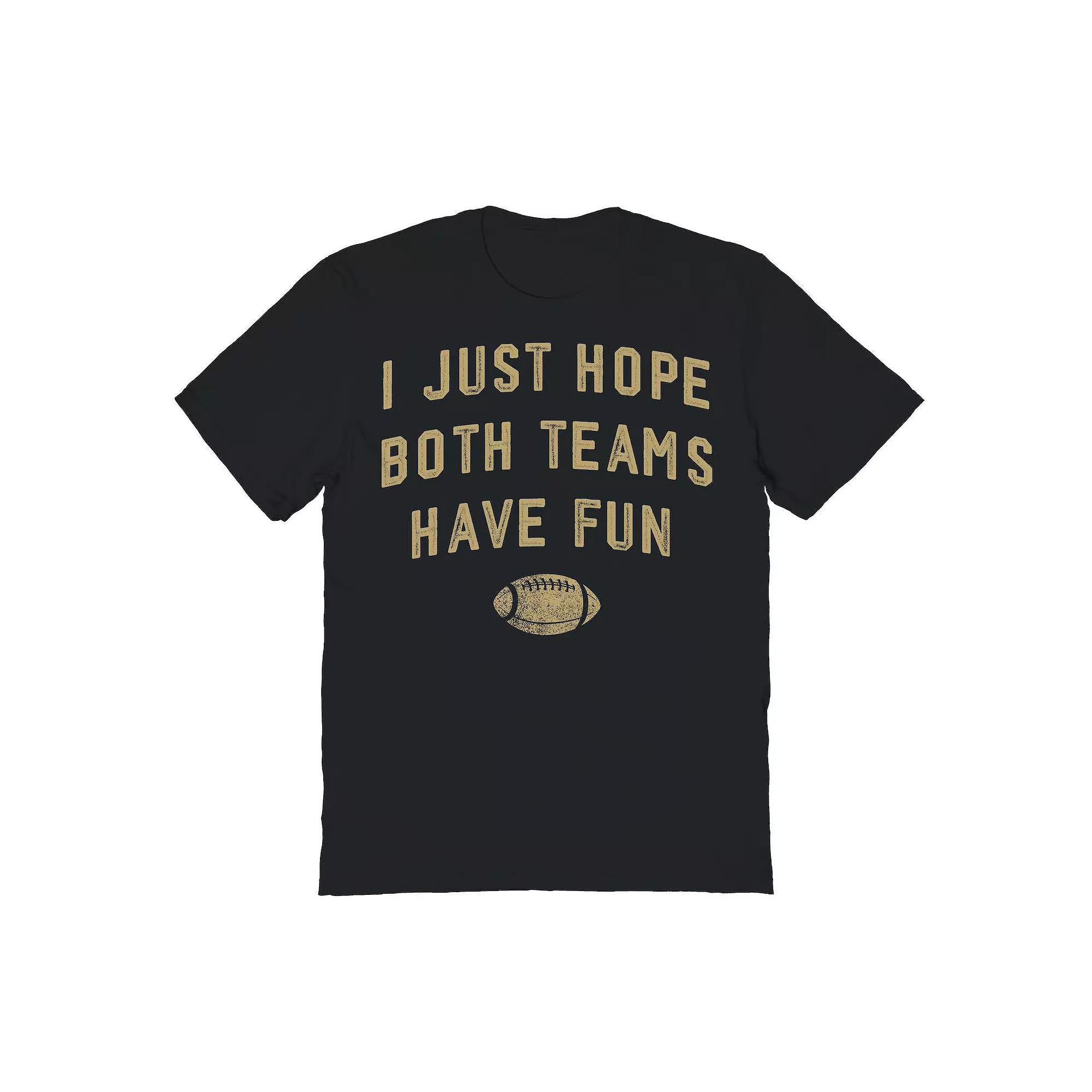 Men's Duke & Sons I Just Hope Both Teams Graphic Tee, Adult Unisex,  Product Image