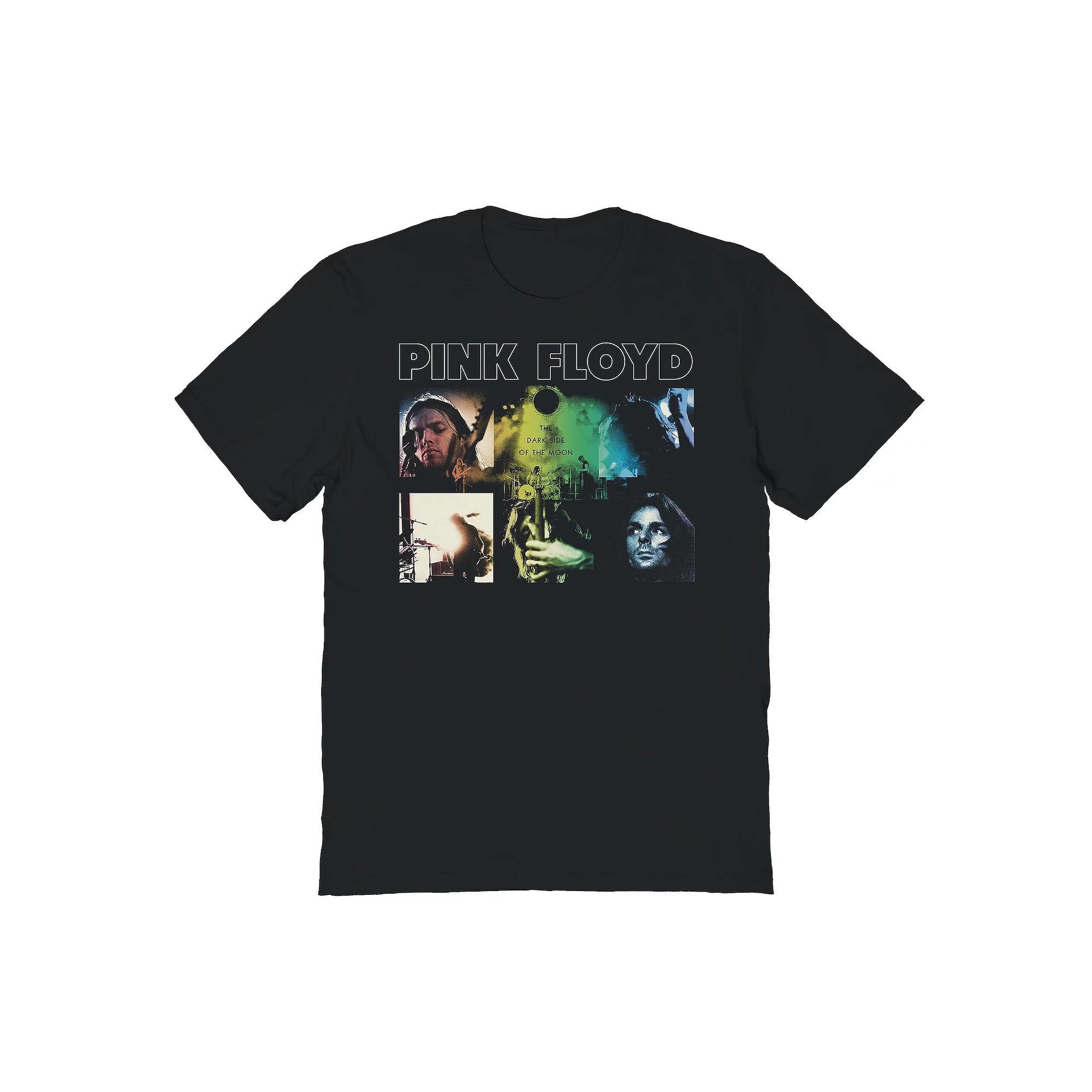 Men's Pink Floyd Live Band Poster Graphic Tee, Size: Small, Black Product Image