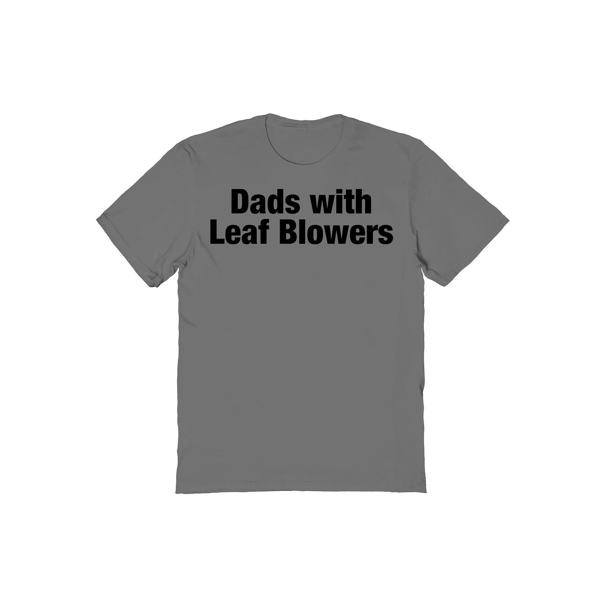Men's COLAB89 by Threadless Dads With Leaf Blowers Father's Day Graphic Tee, Size: XXL, Grey Product Image