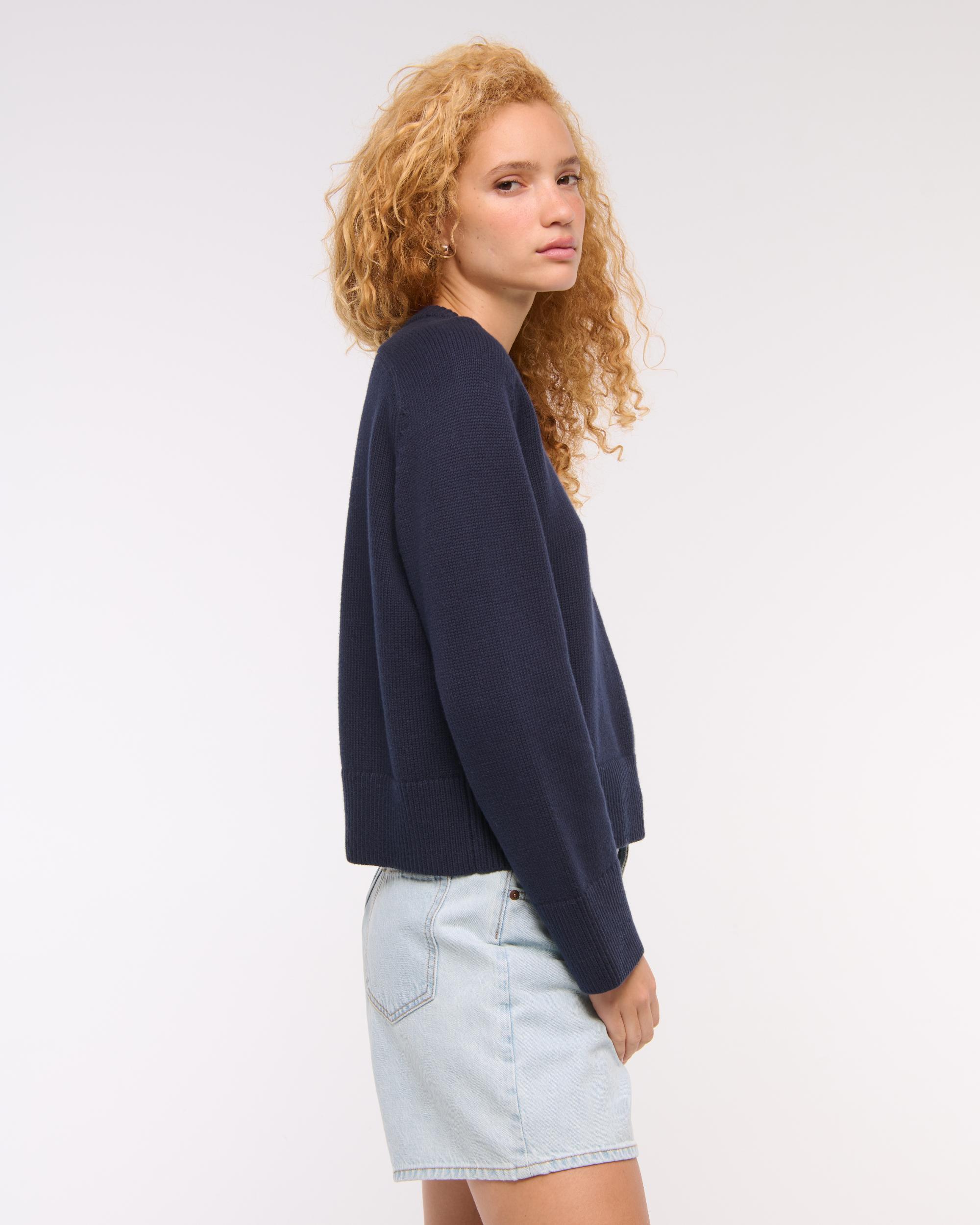 The A&F Madeline Crew Sweater Product Image