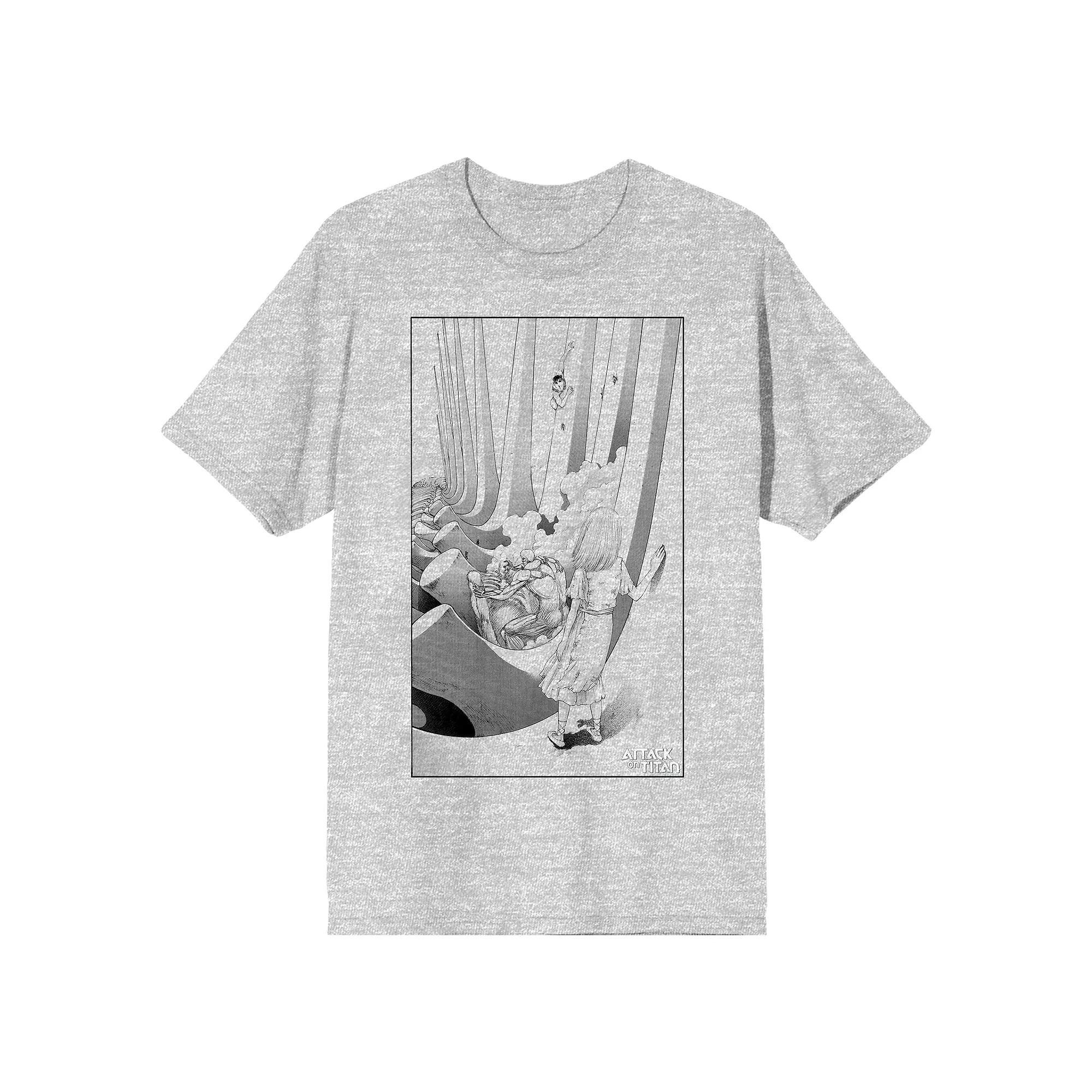 Men's Attack On Titan Art Drawing Graphic Tee,  Product Image
