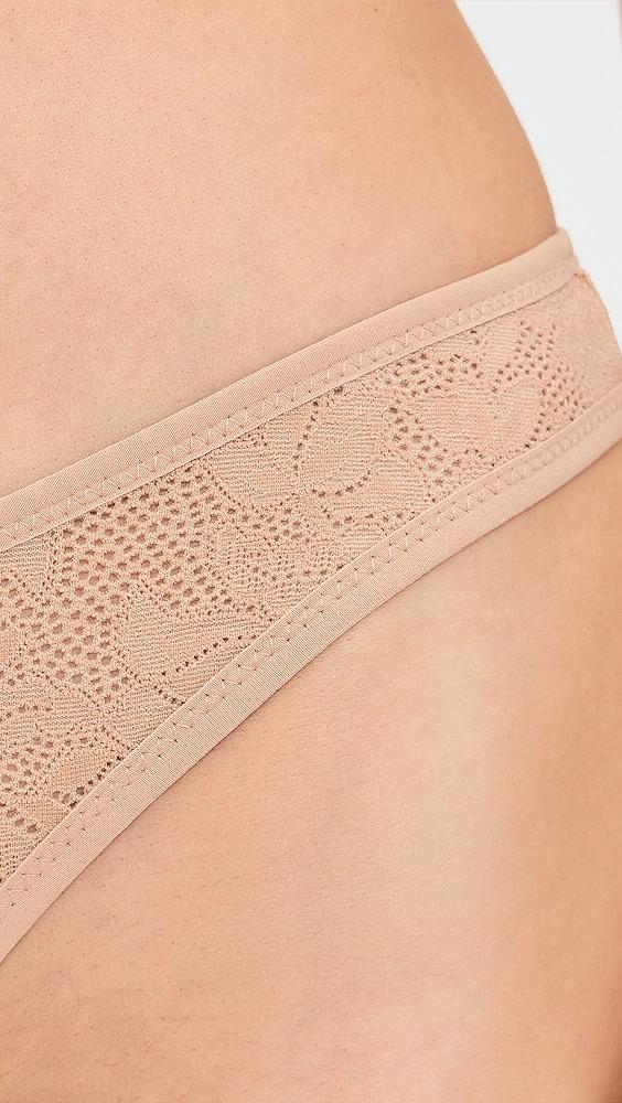 Eberjey Soft Stretch Recycled Lace Thong | Shopbop Product Image