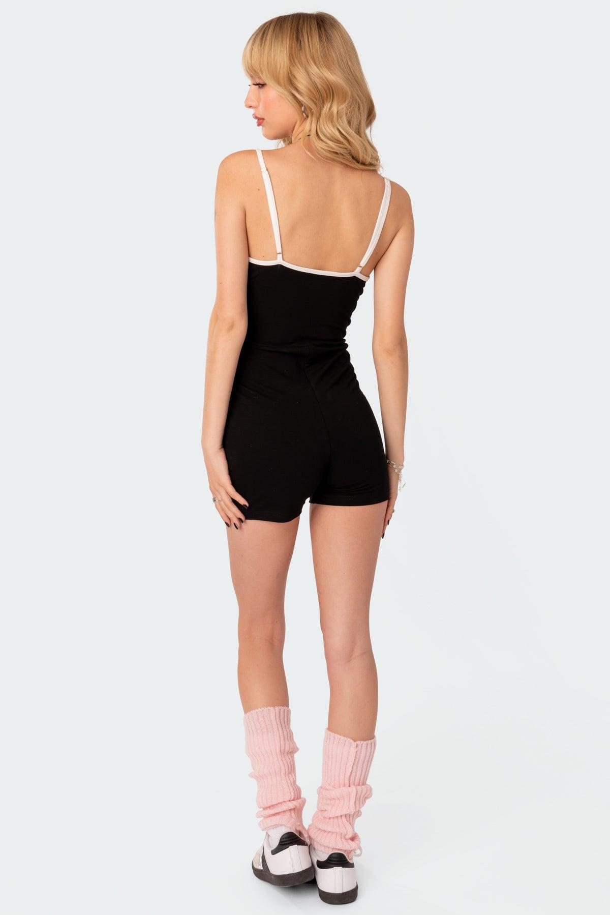 Basics Contrast Romper Product Image