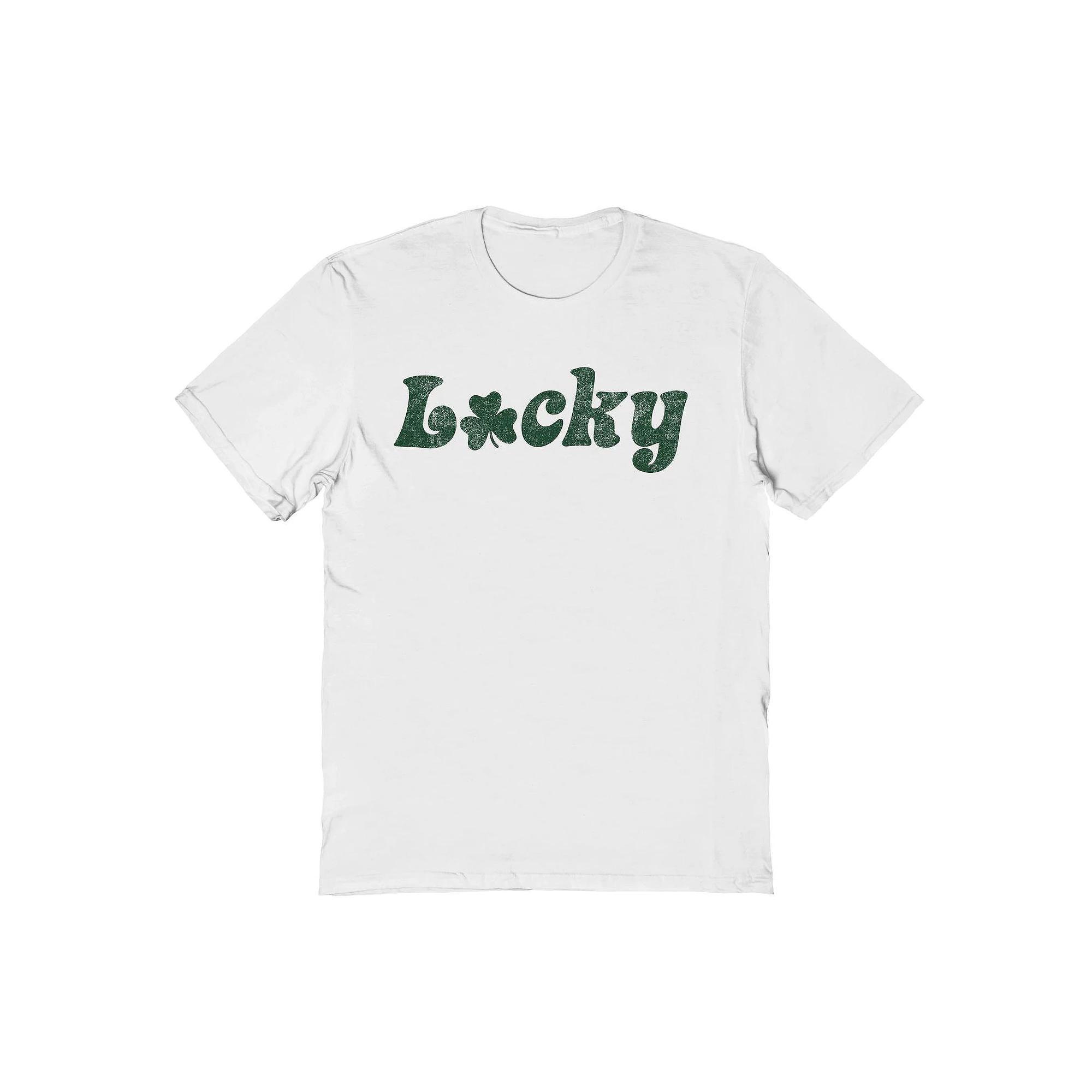 Men's Lucky Shamrock St. Patrick's Day Graphic Tee, Adult Unisex,  Product Image