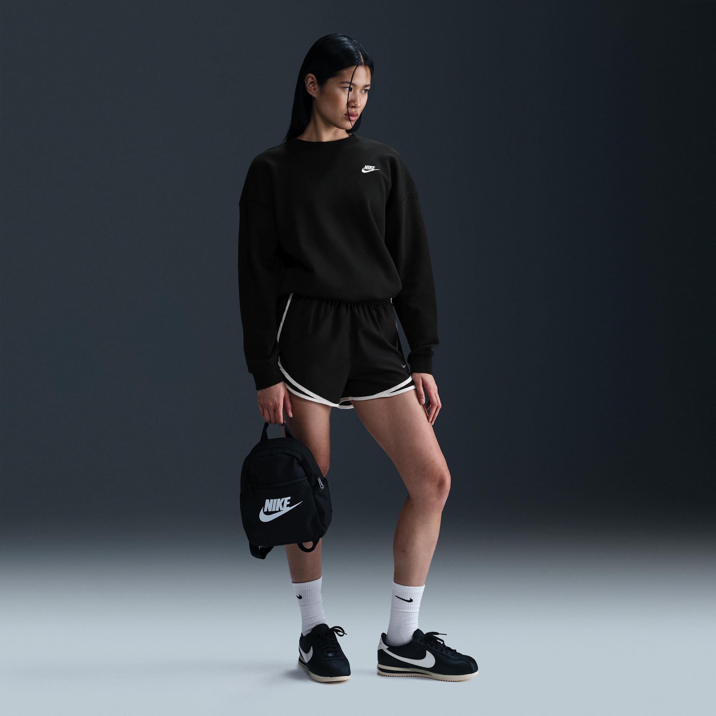 Womens Nike Sportswear Club Fleece Loose Crew-Neck Sweatshirt | HV2326-010 Product Image