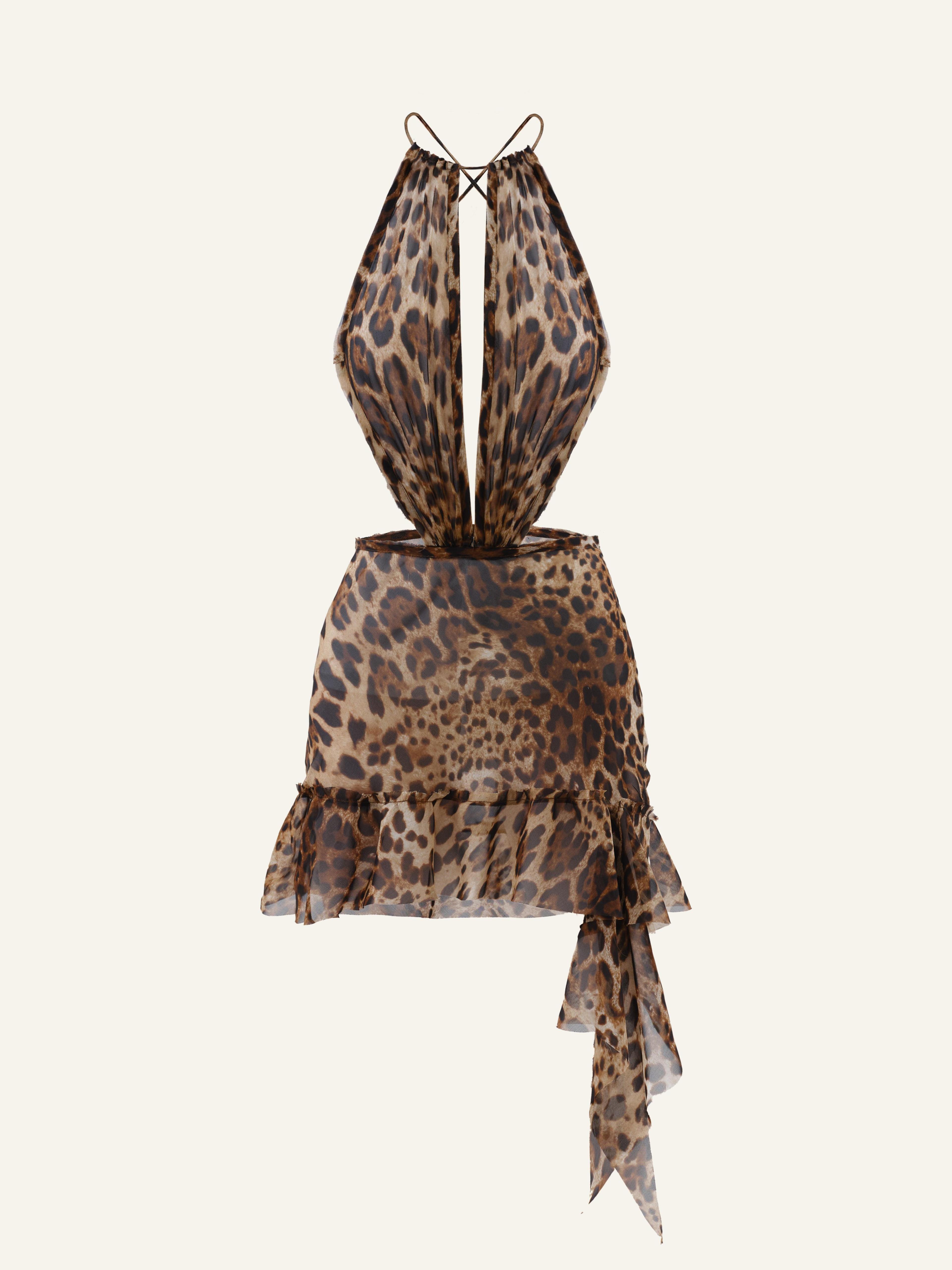 Easy Tiger dress in Leopard Product Image