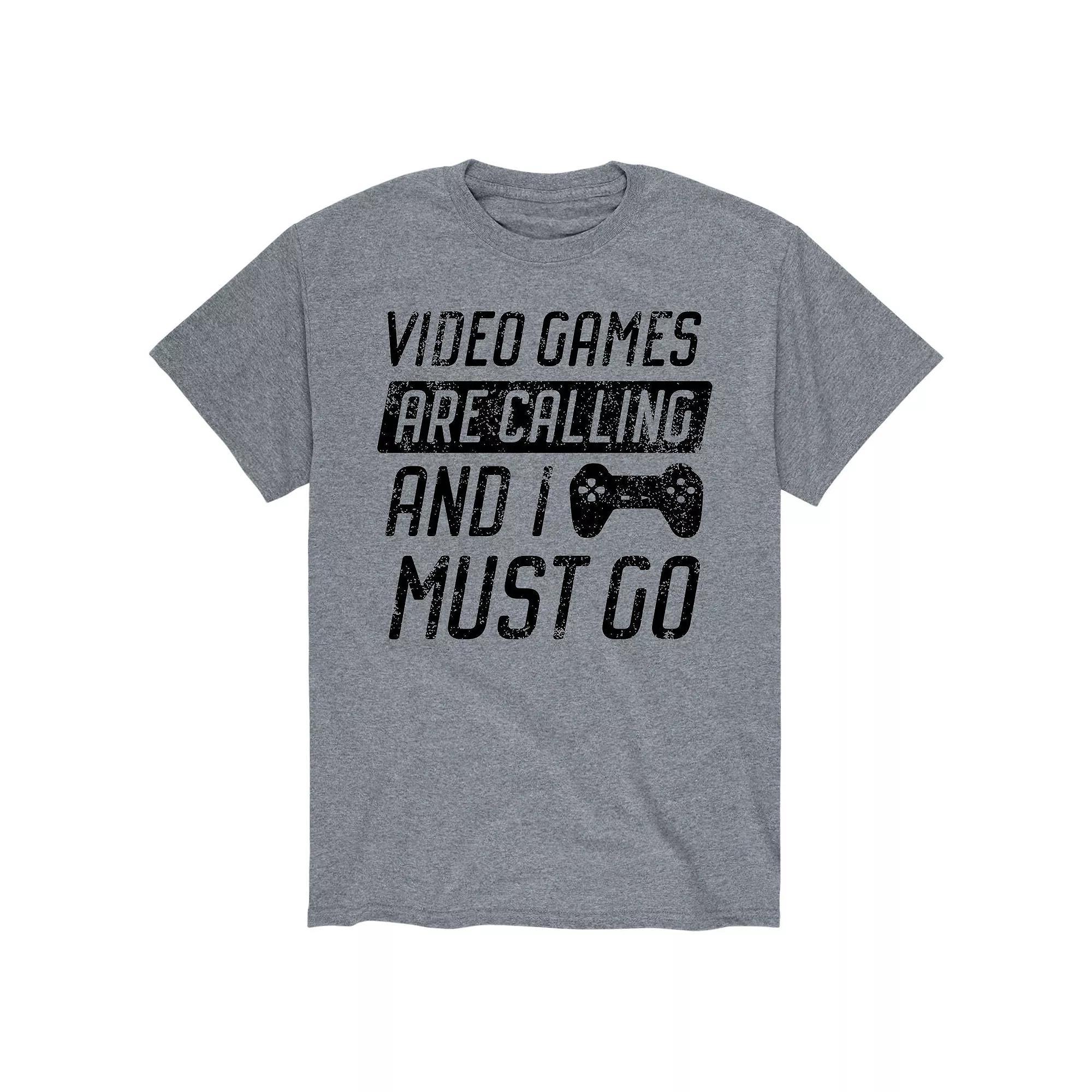 Men's Video Games Are Calling Tee,  Product Image