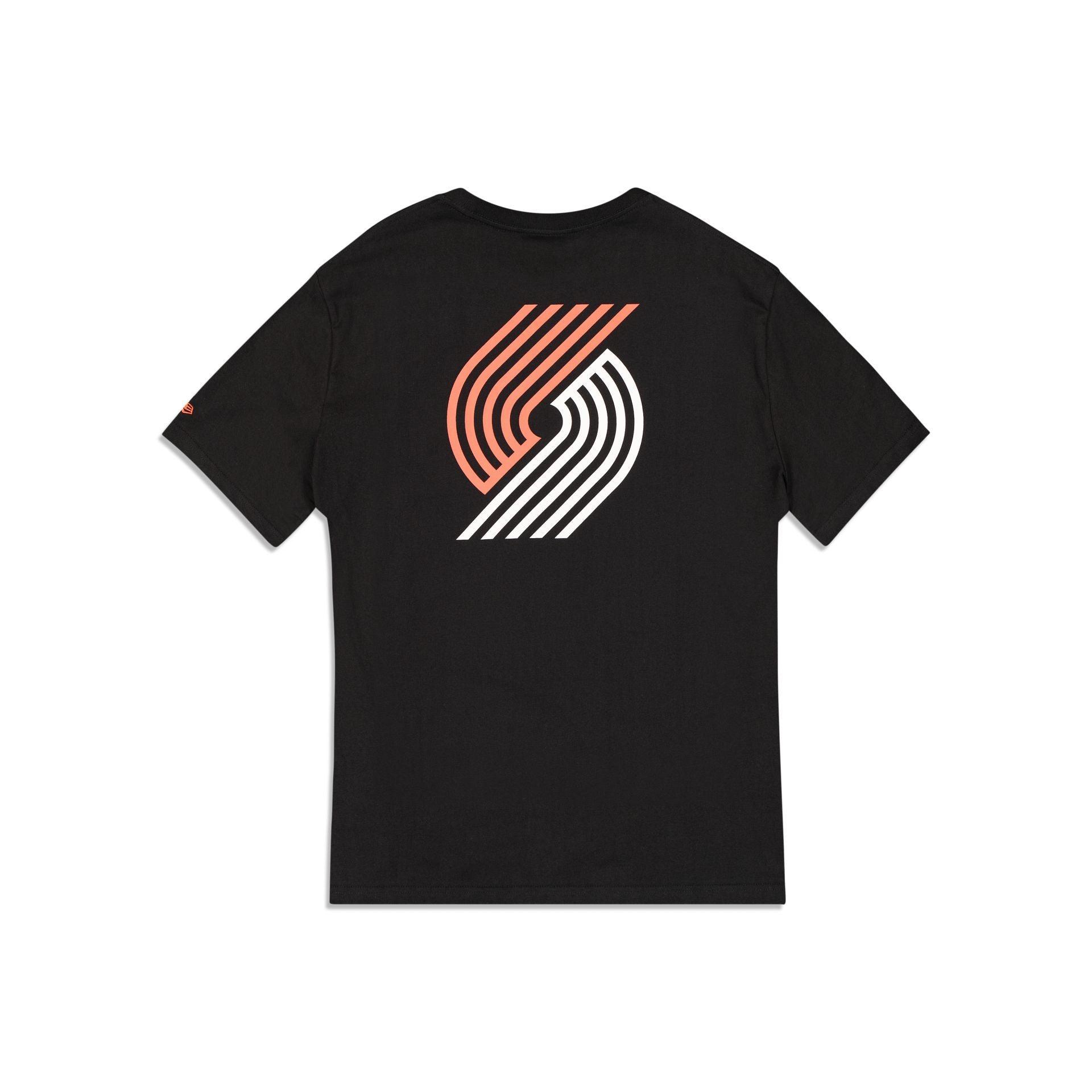 Portland Trail Blazers 2023 City Edition Black T-Shirt Male Product Image