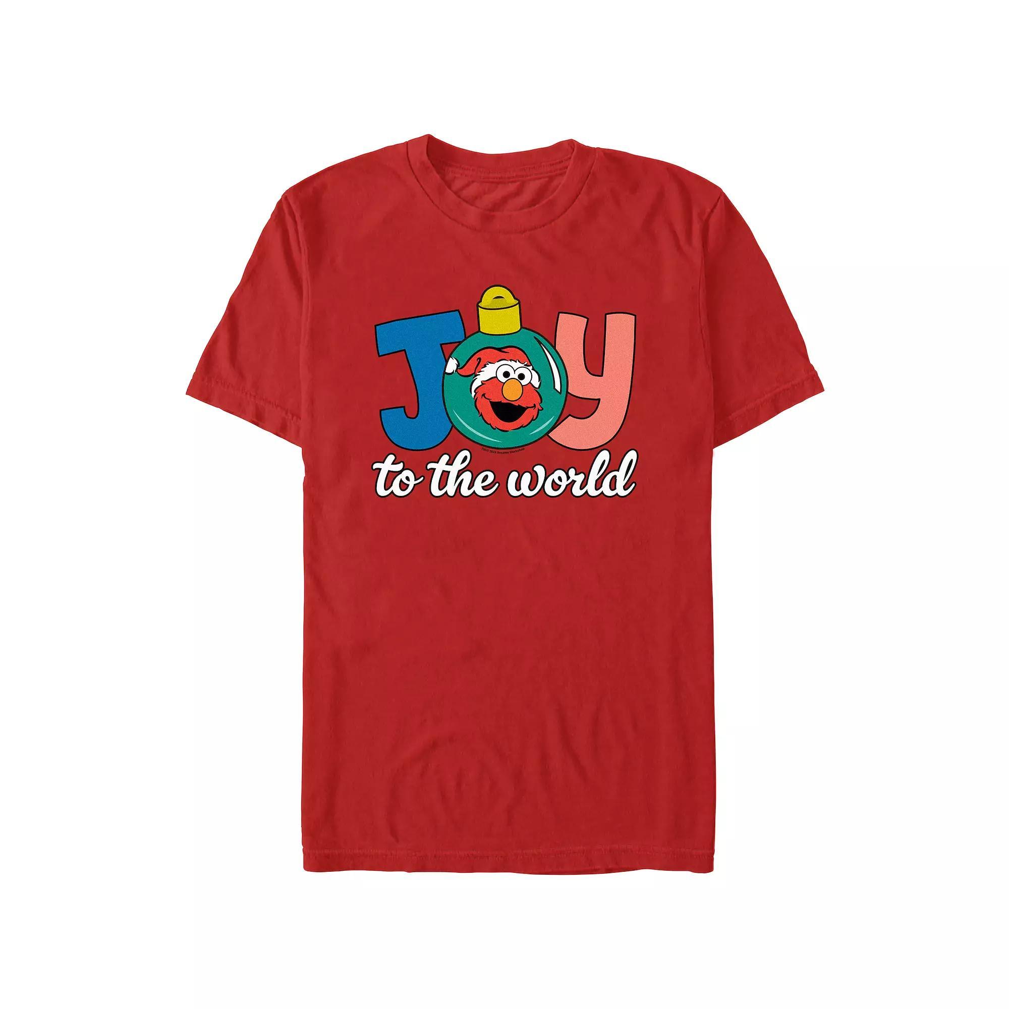 Men's Sesame Street Elmo Joy To The World Graphic Tee,  Product Image