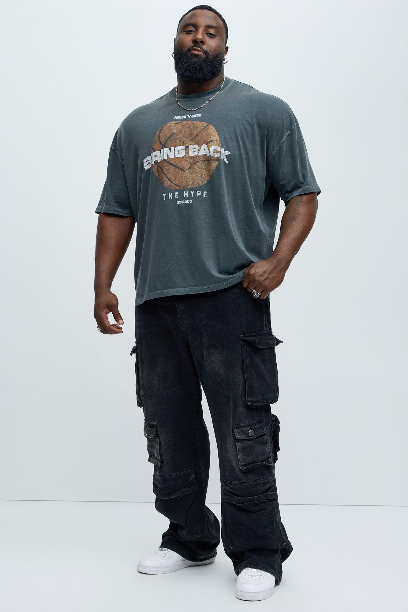 Bring Back Oversized Short Sleeve Tee - Grey Product Image