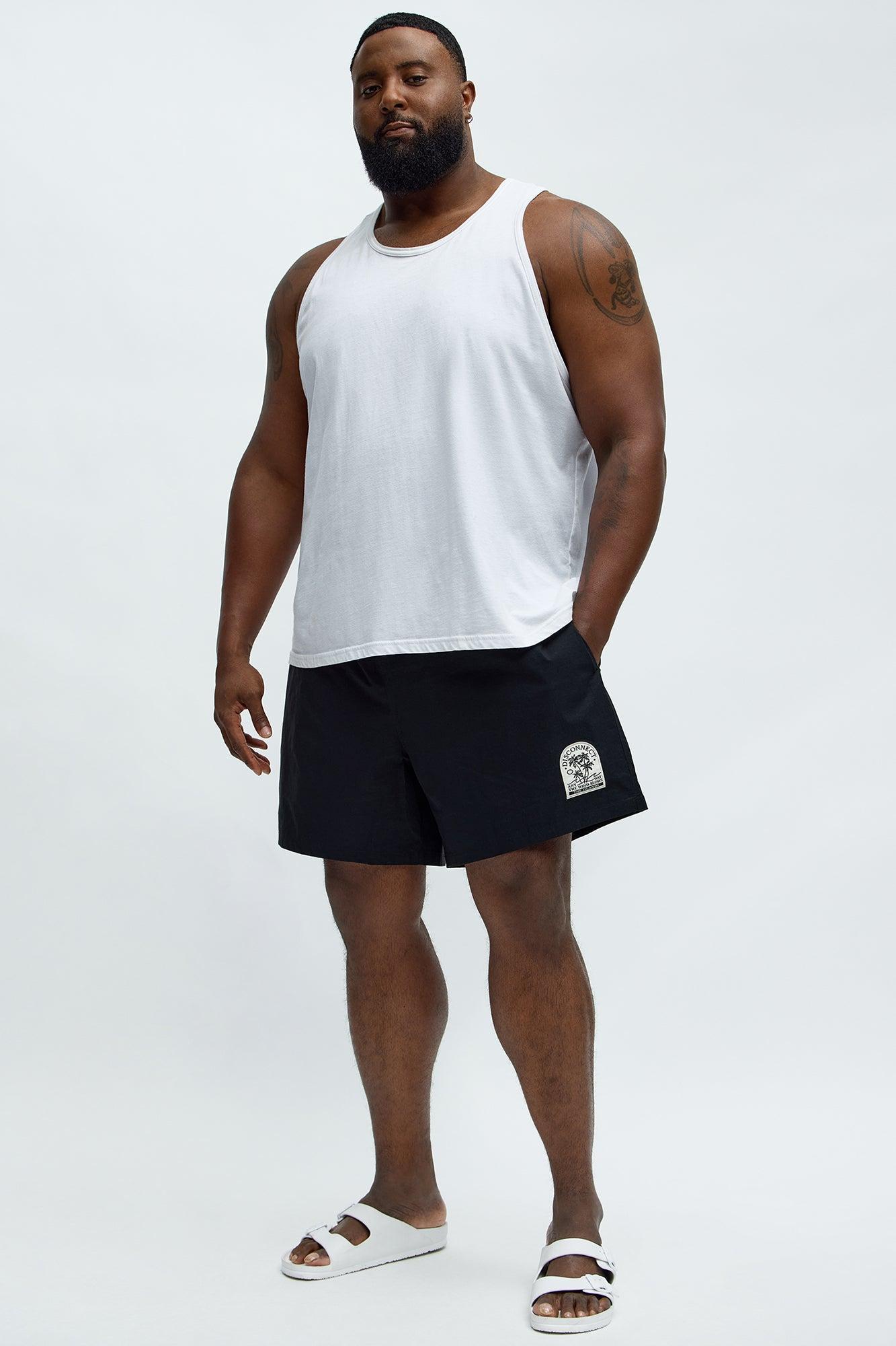 Tropical Disconnect Swim Classic Trunk - Black Product Image